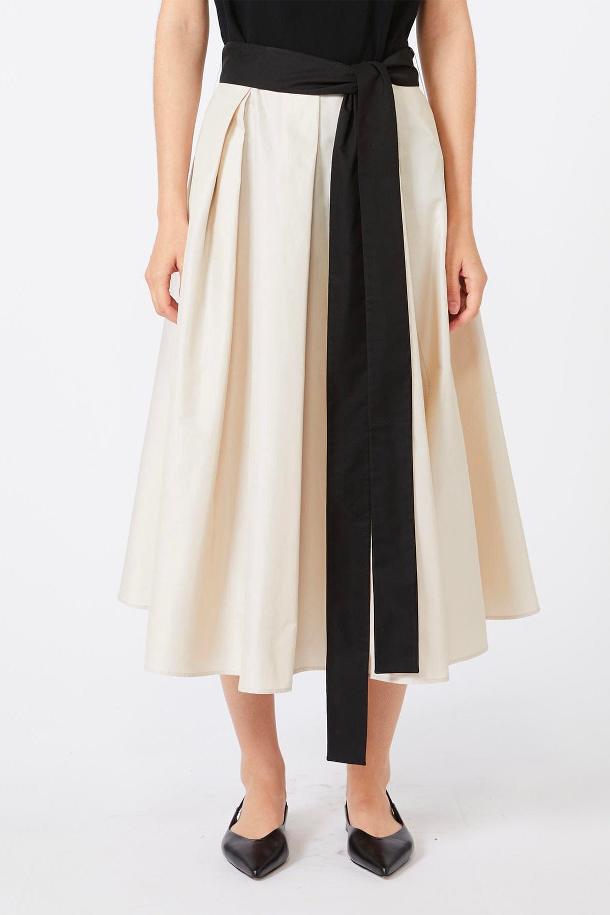 MAXMARA'S BRANDS GONNA  NERO / 34 Gonna lunga in twill 'S Max Mara Smmbaschi