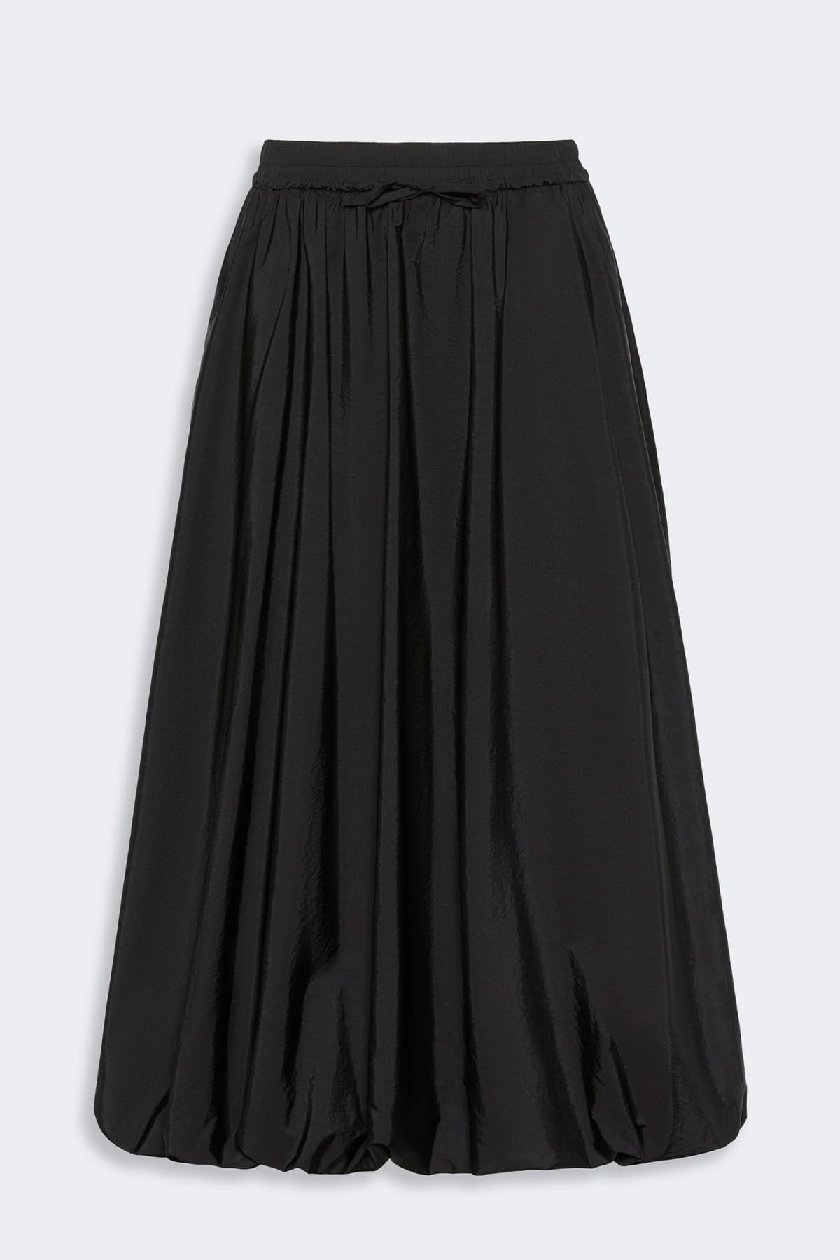 MAXMARA'S BRANDS GONNA  NERO / XXS Gonna nera donna in taffetà Max Mara Weekend Wkciurma