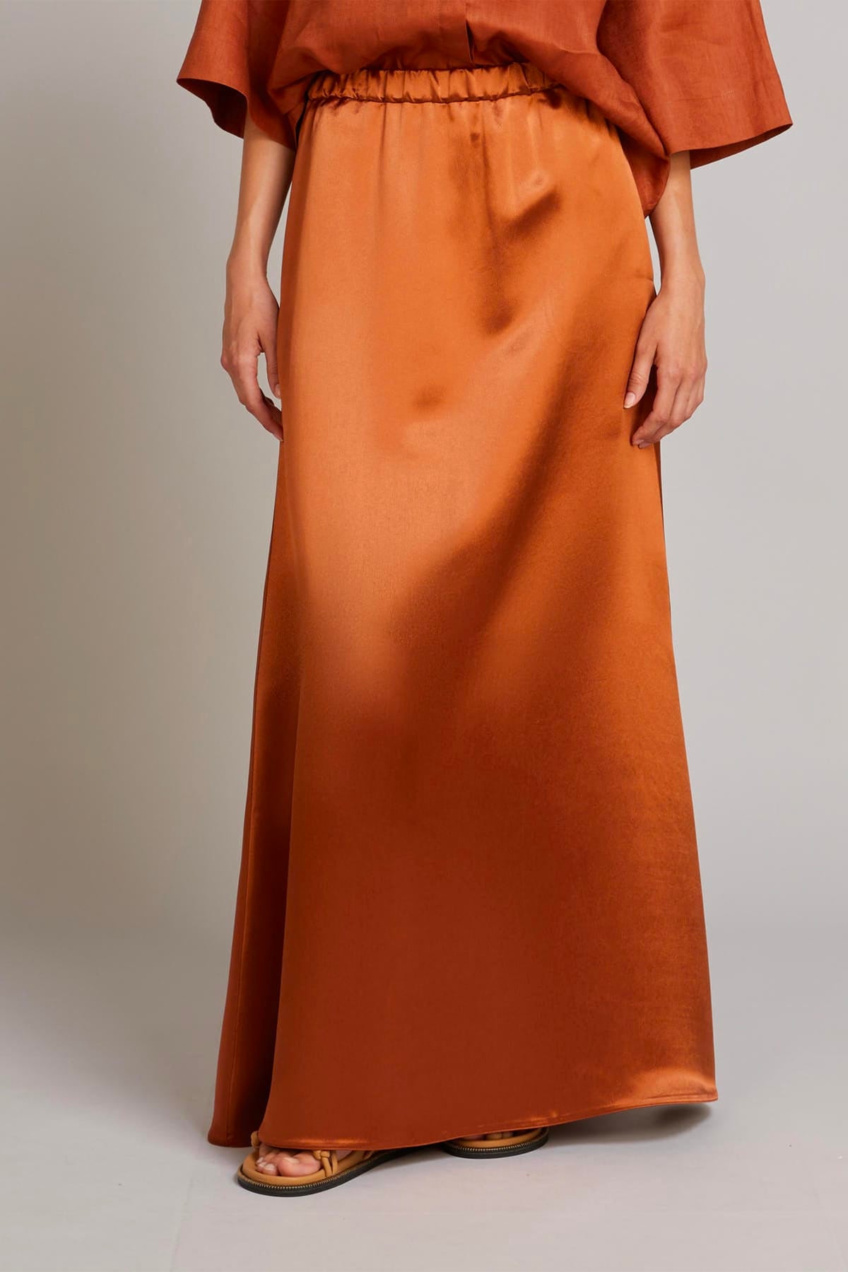 MAXMARA'S BRANDS GONNA  Gonna in raso donna Max Mara MM Mmltuono