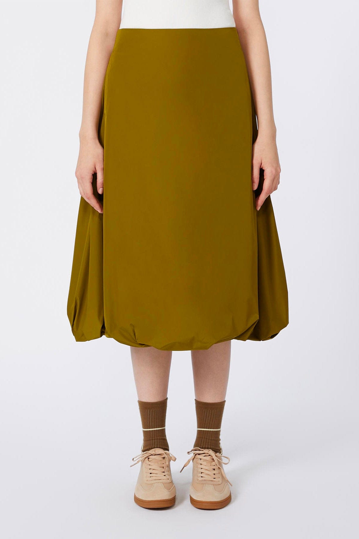 MAXMARA'S BRANDS GONNA  VERDE OLIVA / 34 Gonna verde donna Max Mara MM Emery