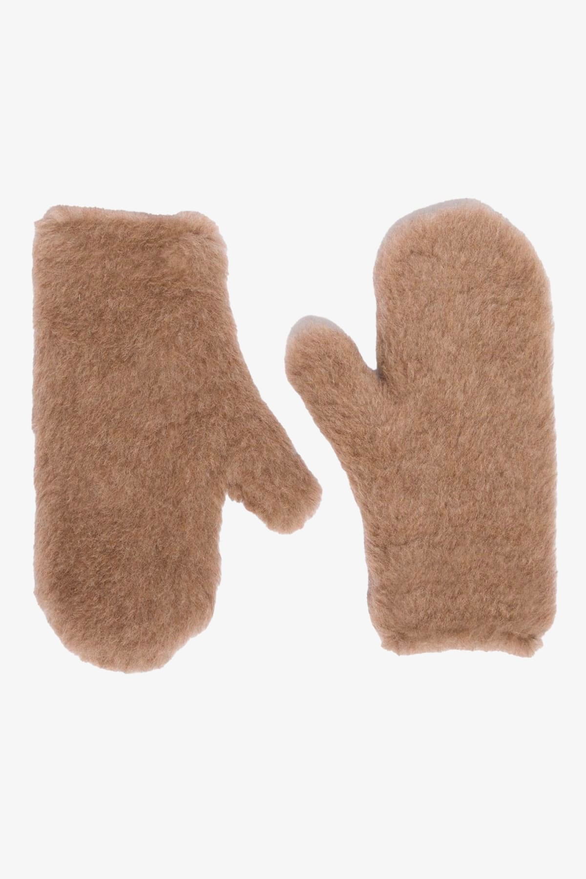 MAXMARA'S BRANDS GUANTI CACHA SCURO / XS-S Muffole teddy Max Mara Mxaombrato4