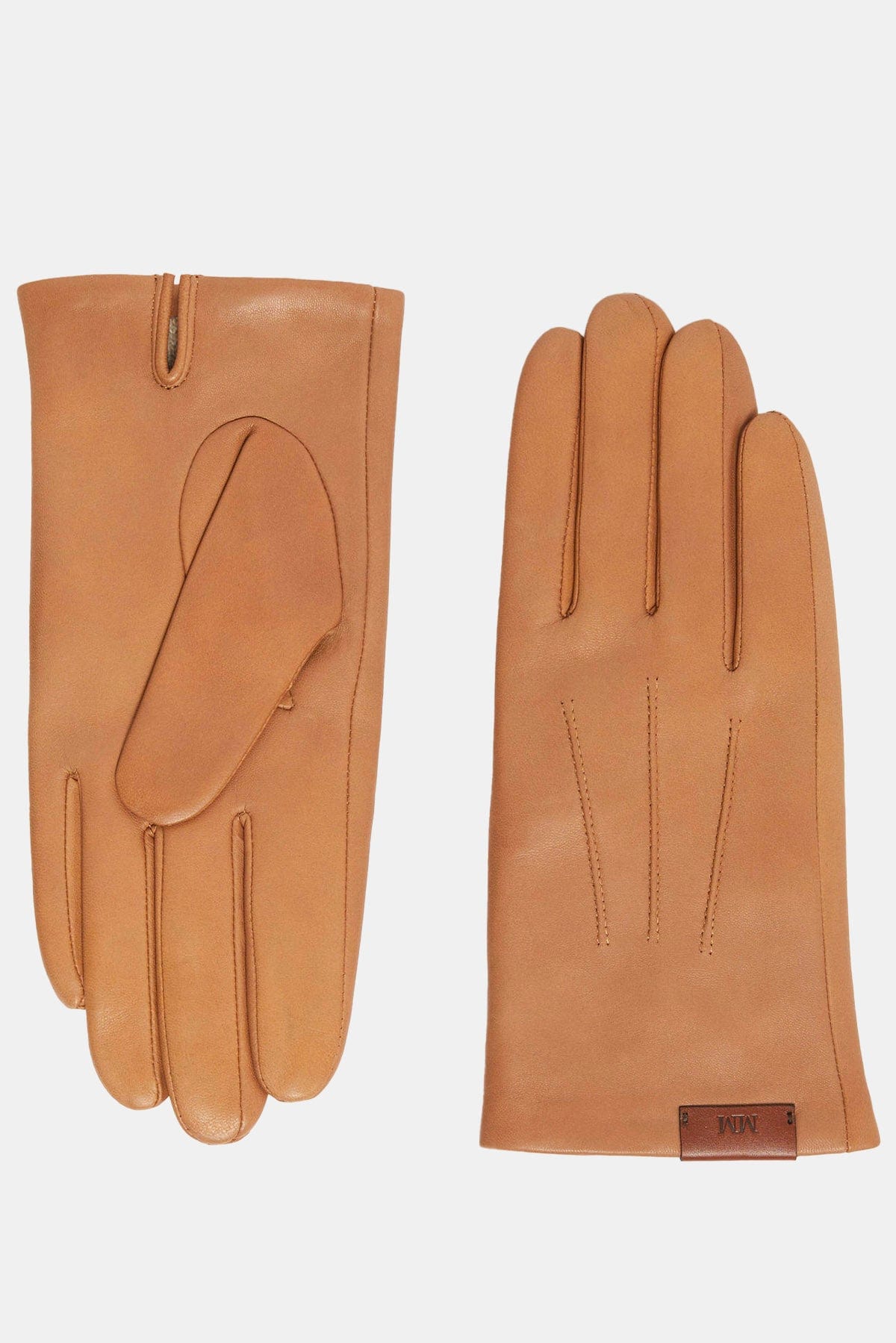 MAXMARA'S BRANDS GUANTI BORDEAUX / 6.5 Guanti neri in pelle donna Max Mara MM Lemma