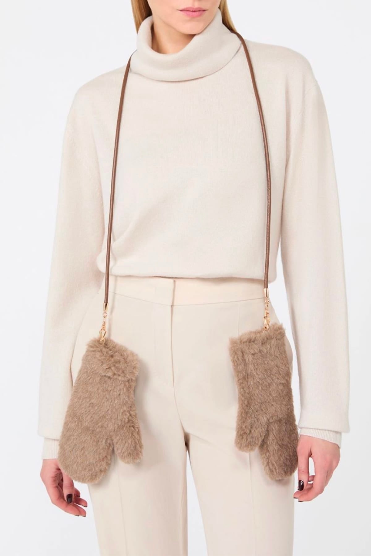 MAXMARA'S BRANDS GUANTI Muffole teddy Max Mara Mxaombrato4