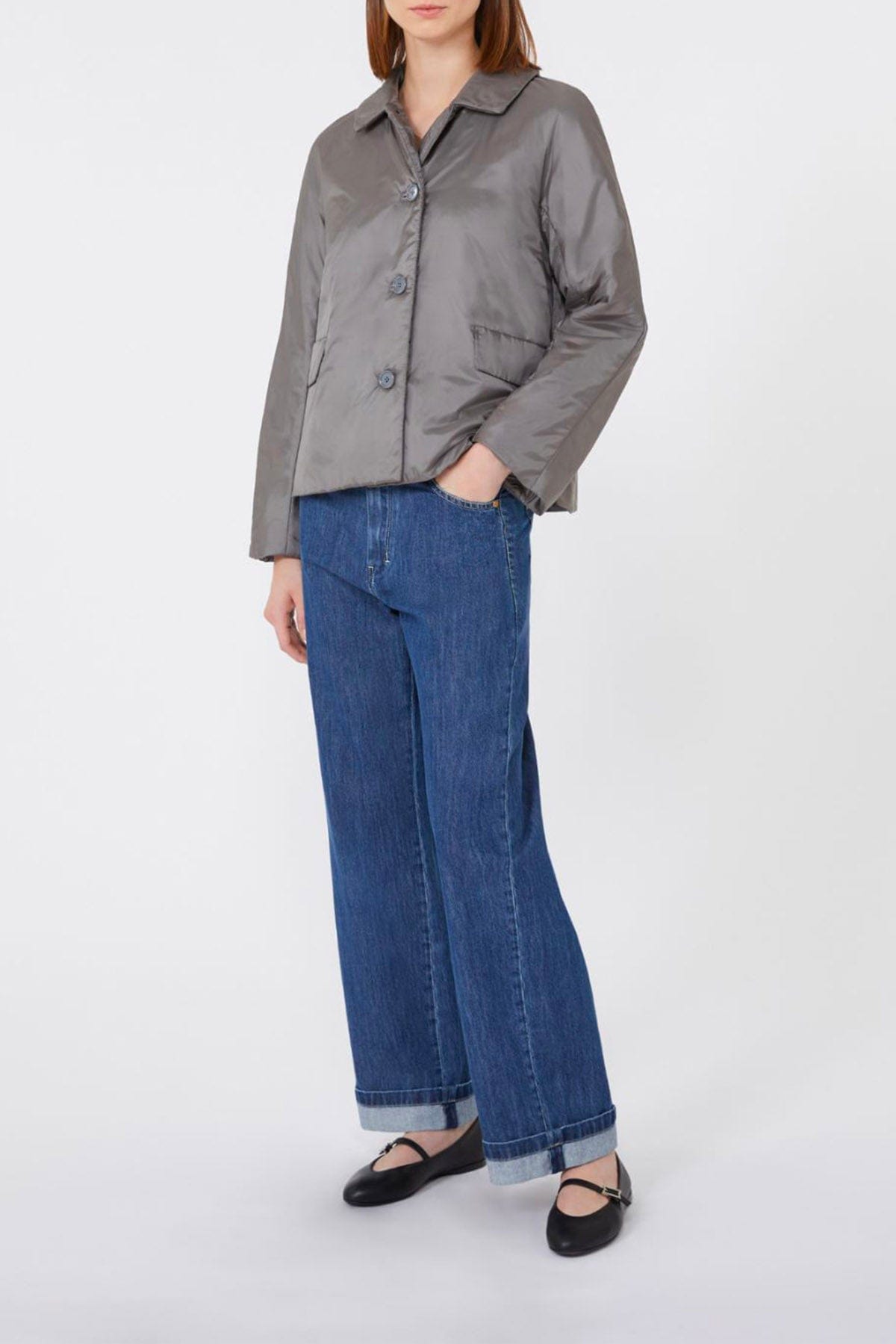 MAXMARA&#39;S BRANDS IMBOTTITO CORTO  Imbottito corto antigoccia Max Mara The Cube Greens