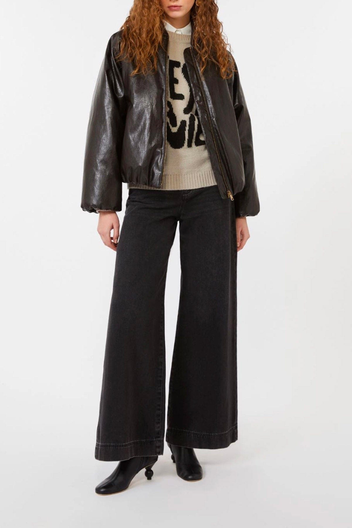 MAXMARA&#39;S BRANDS IMBOTTITO CORTO  Imbottito corto cioccolato Weekend Max Mara Potente