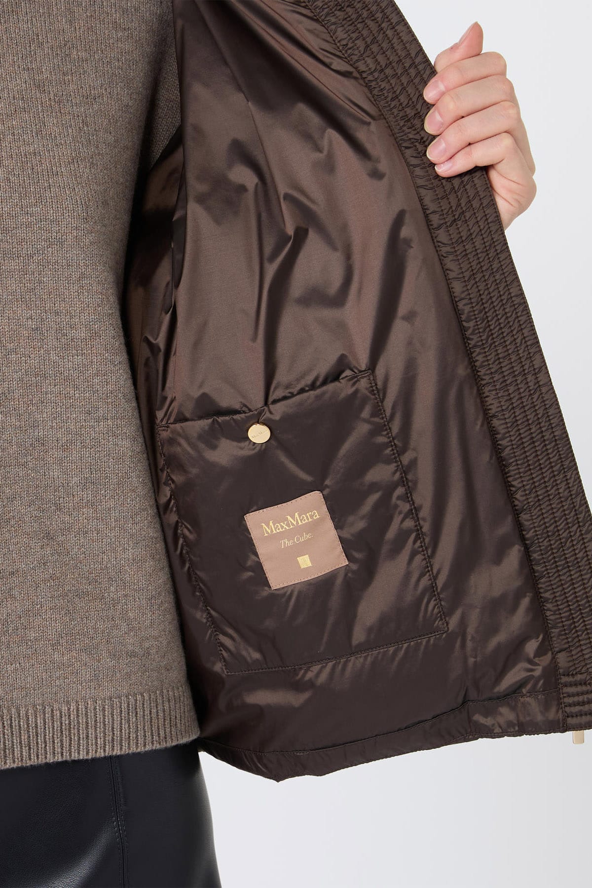 MAXMARA'S BRANDS IMBOTTITO CORTO  Imbottito corto donna bronzo Max Mara the Cube Mtcmeringa