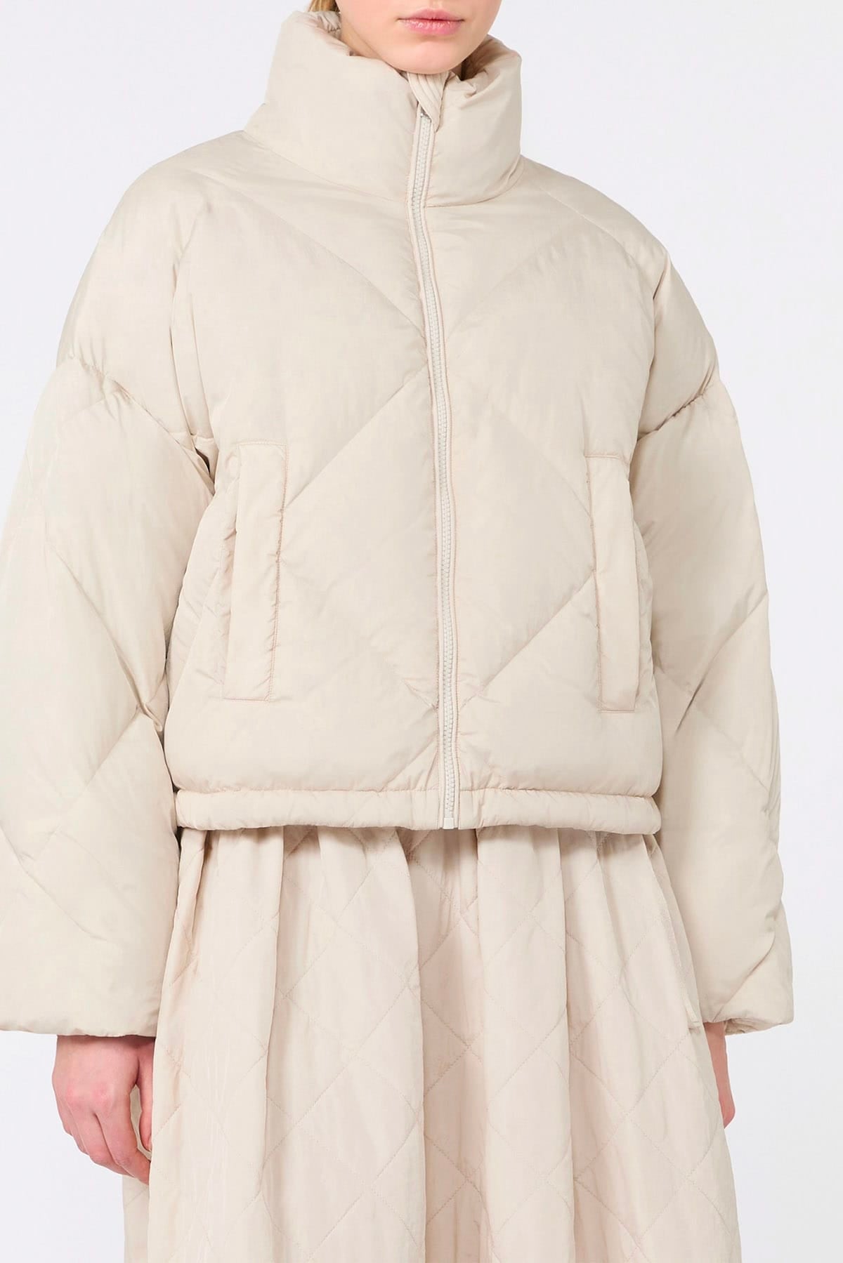 MAXMARA'S BRANDS IMBOTTITO CORTO  Imbottito corto donna panna Max Mara Weekend Wkdedito