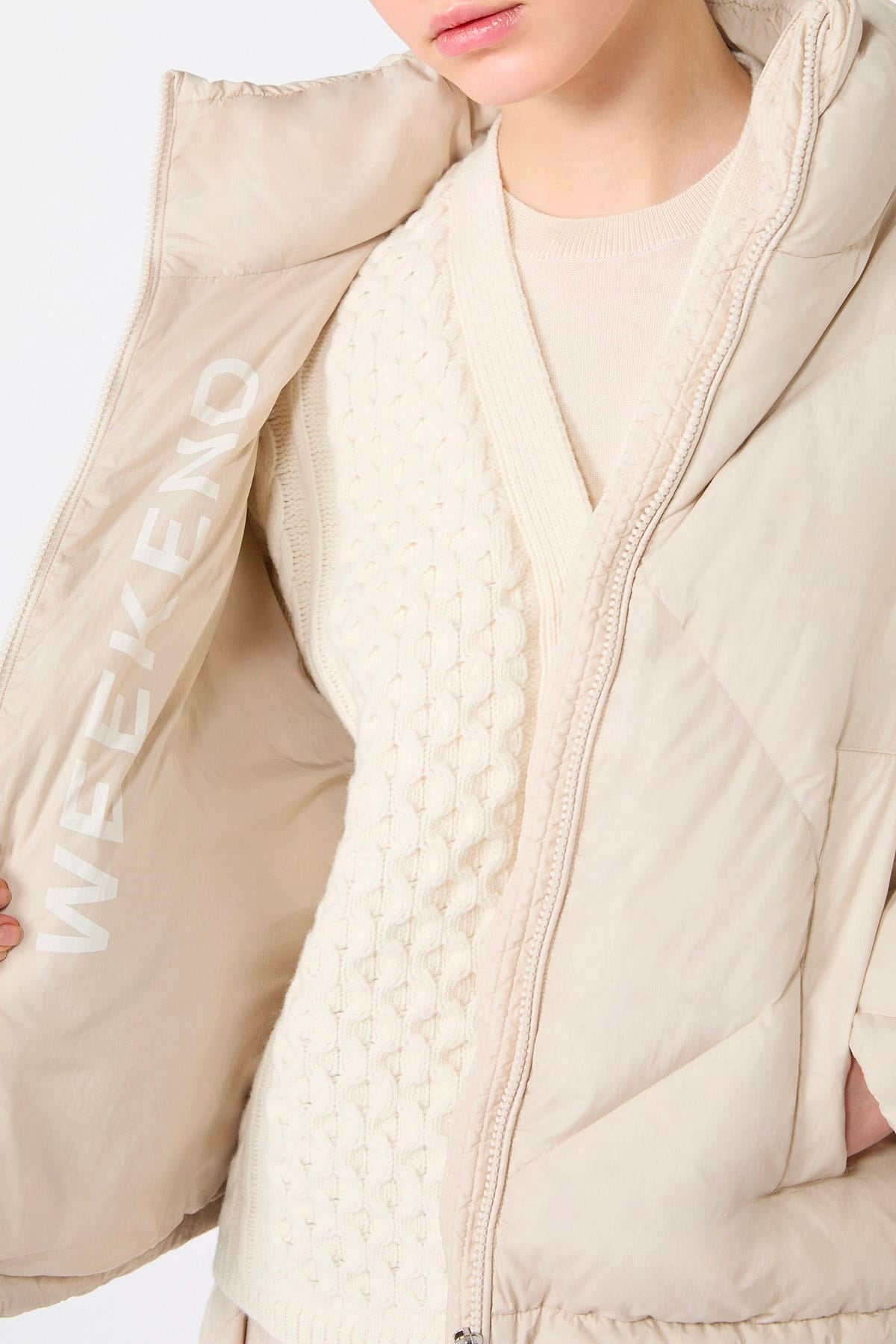 MAXMARA'S BRANDS IMBOTTITO CORTO  PANNA / 34 Imbottito corto donna panna Max Mara Weekend Wkdedito