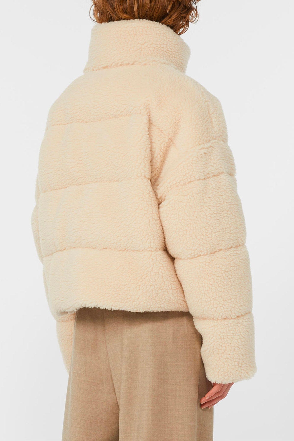 MAXMARA'S BRANDS IMBOTTITO CORTO  BIANCO BURRO / 34 Imbottito corto teddy Weekend Max Mara Alfredo