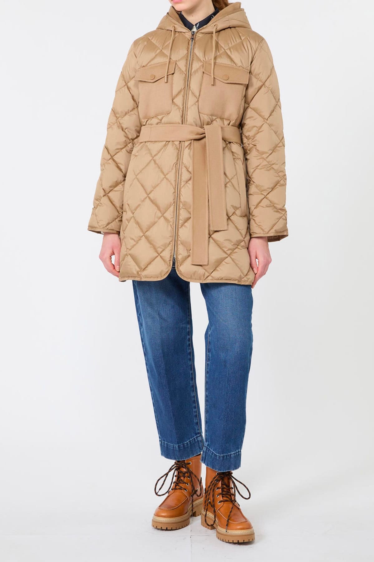 MAXMARA'S BRANDS IMBOTTITO LUNGO CAMMELLO / 34 Imbottito corto antigoccia donna Max Mara Weekend Wkdfidato