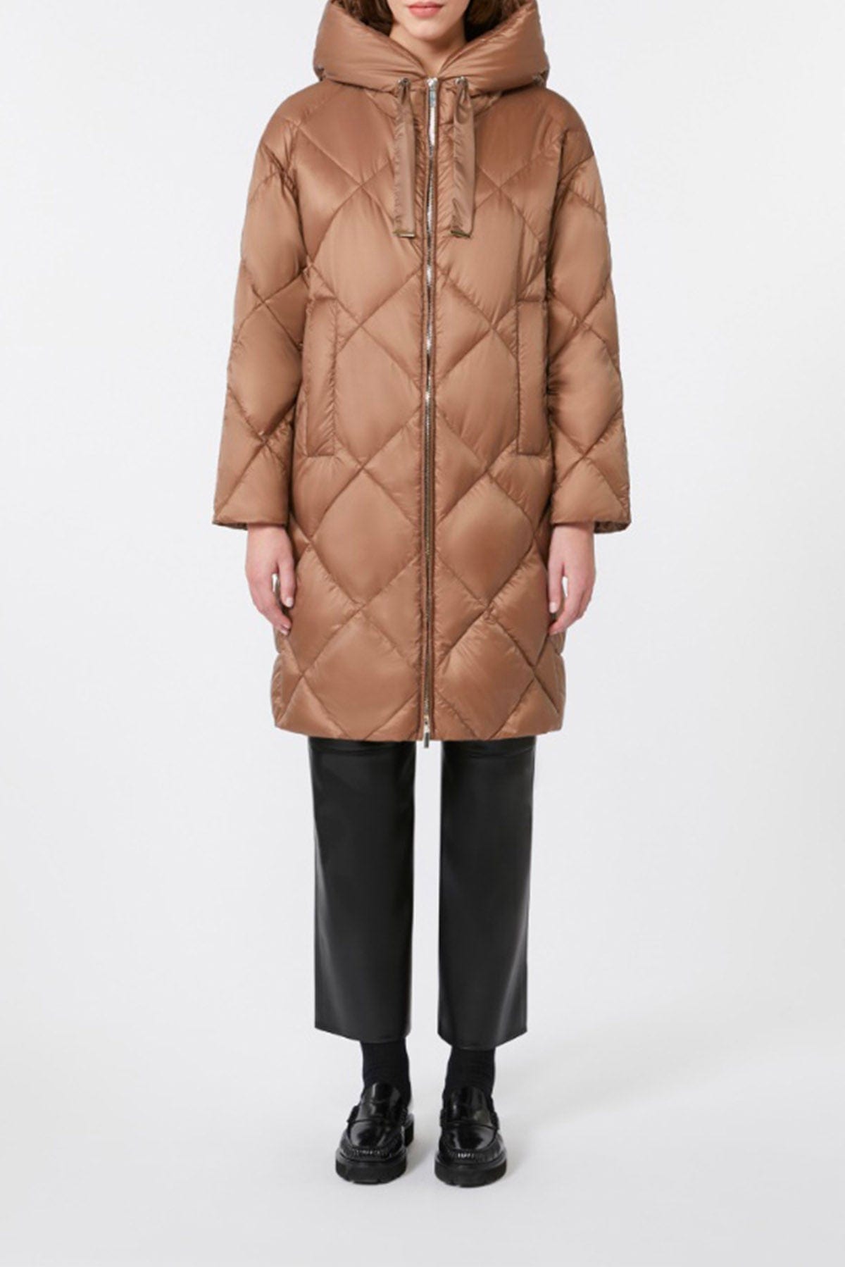 MAXMARA'S BRANDS IMBOTTITO LUNGO CAMMELLO / 34 Imbottito lungo reversibile donna Max Mara The Cube Trefe