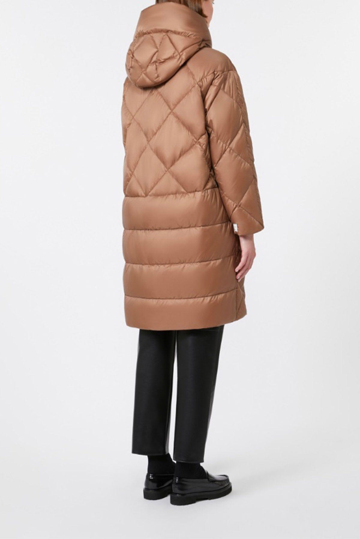 MAXMARA&#39;S BRANDS IMBOTTITO LUNGO Imbottito lungo reversibile donna Max Mara The Cube Trefe