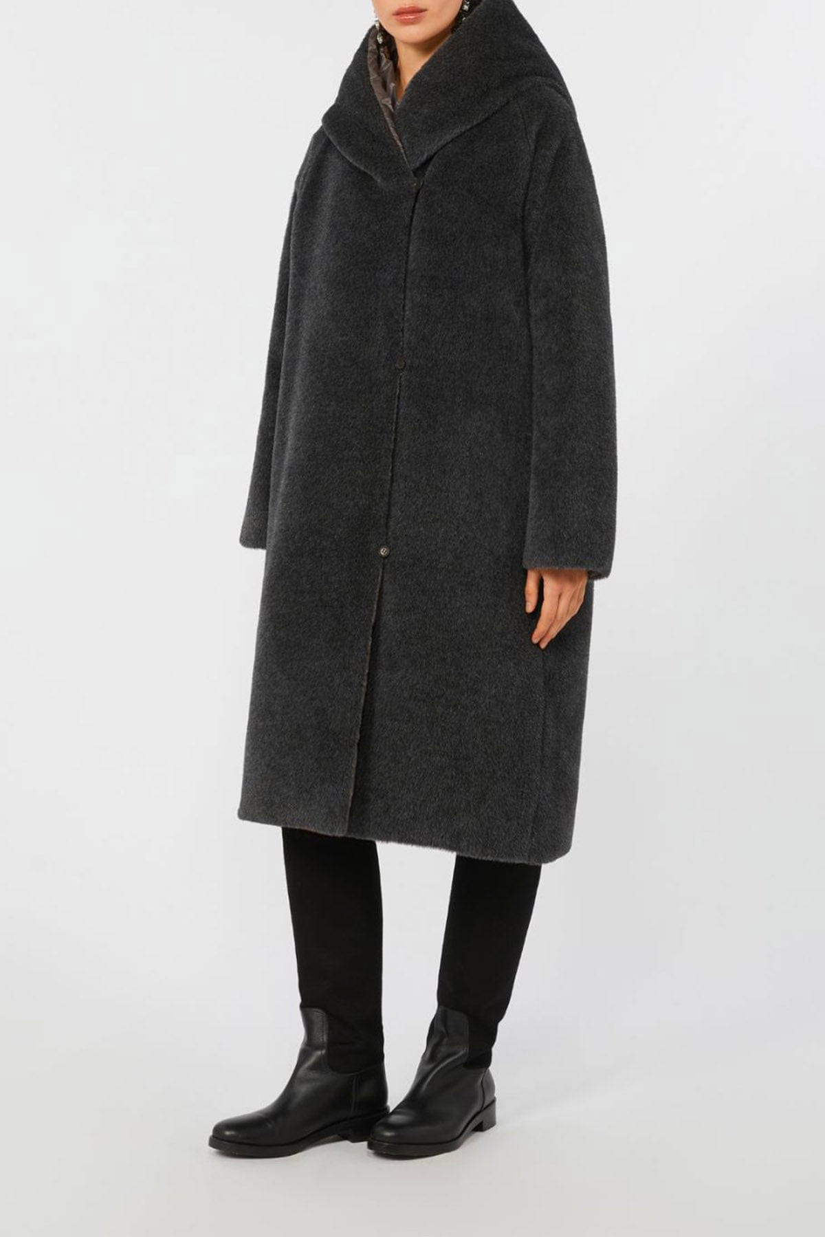 MAXMARA&#39;S BRANDS IMBOTTITO LUNGO Imbottito reversibile donna Max Mara The Cube Orion