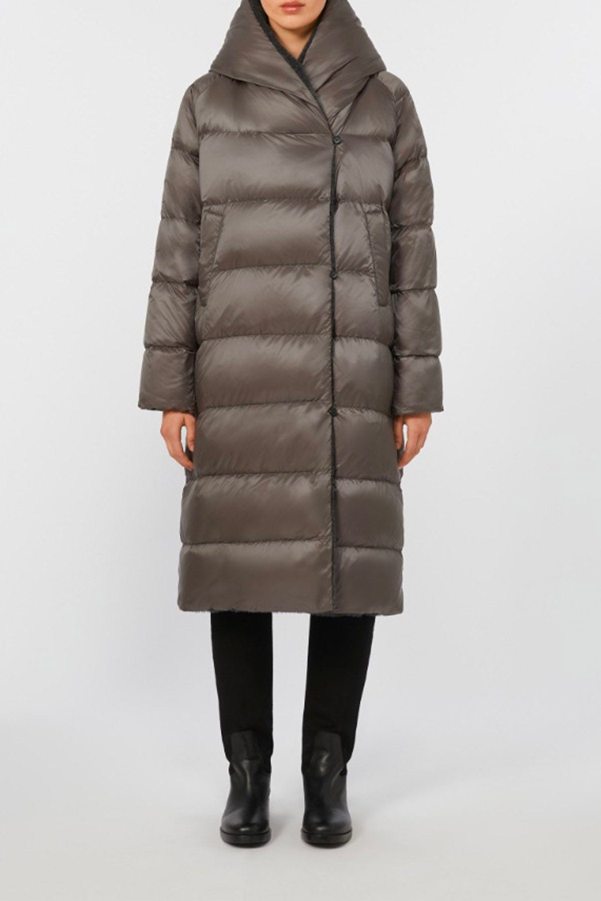 MAXMARA'S BRANDS IMBOTTITO LUNGO BLU SCURO / 34 Imbottito reversibile donna Max Mara The Cube Orion