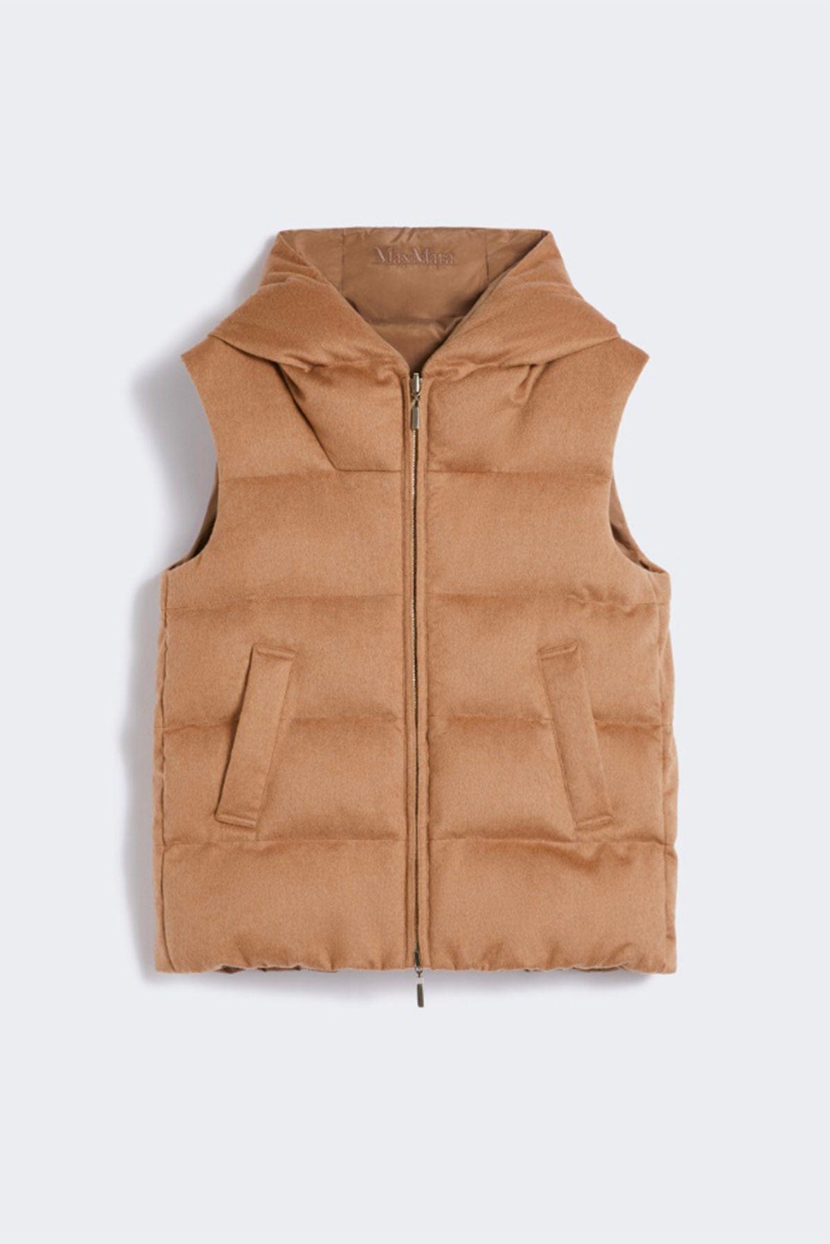 MAXMARA'S BRANDS IMBOTTITO SMAN CAMMELLO / 34 Gilet reversibile Max Mara The Cube Delfy