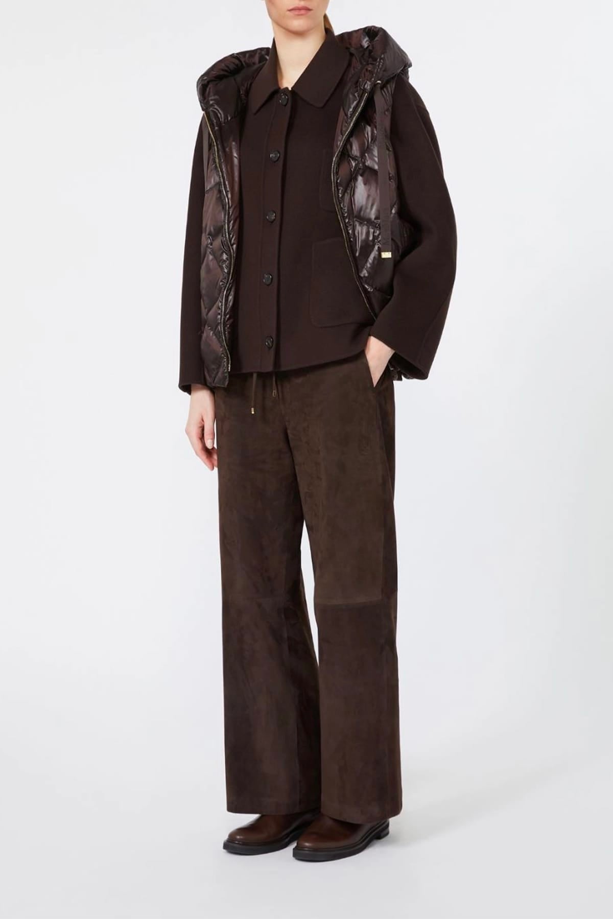 MAXMARA'S BRANDS IMBOTTITO SMAN Gilet imbottito con cappuccio donna Max Mara The Cube Mtctropico