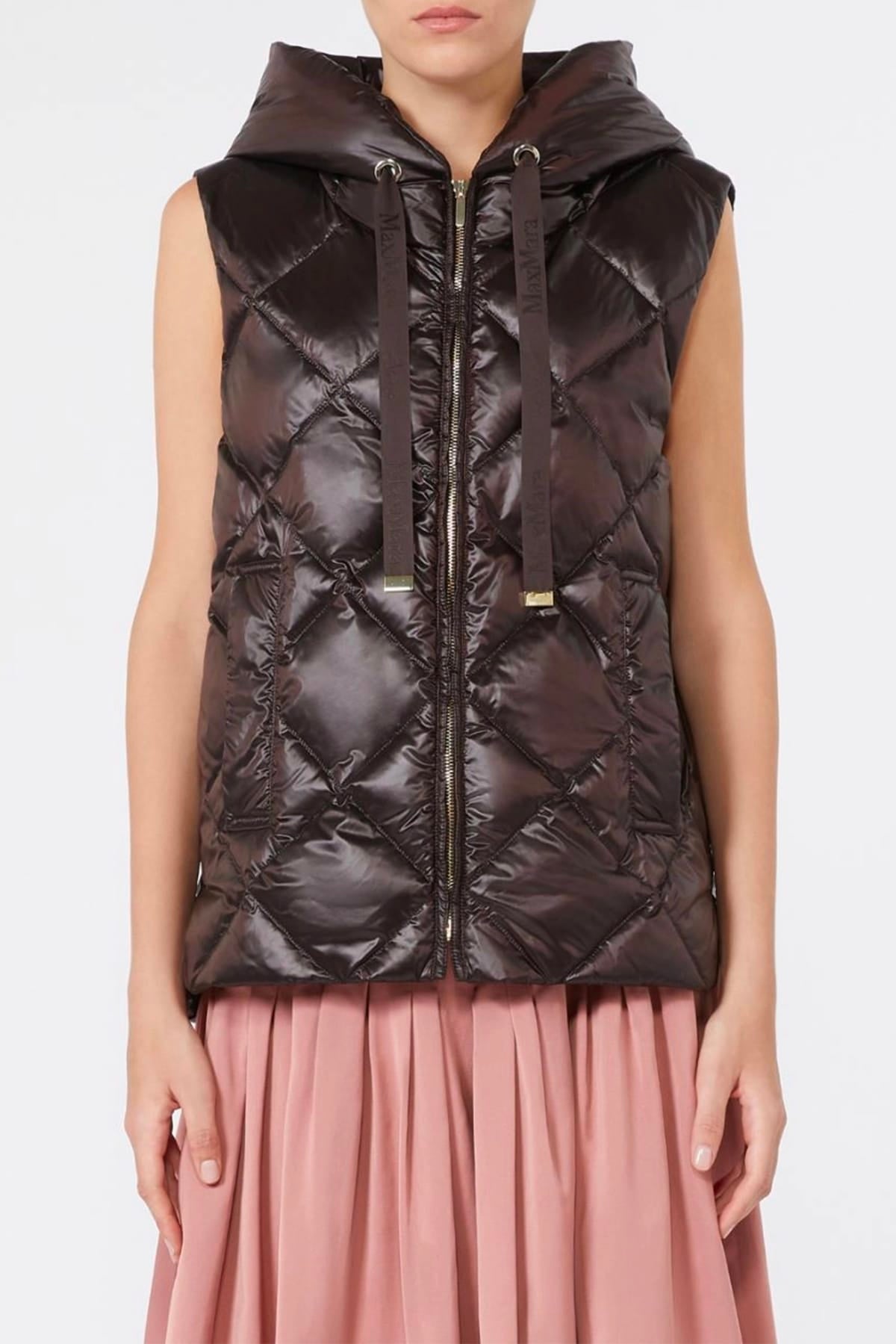 MAXMARA'S BRANDS IMBOTTITO SMAN Gilet imbottito con cappuccio donna Max Mara The Cube Mtctropico