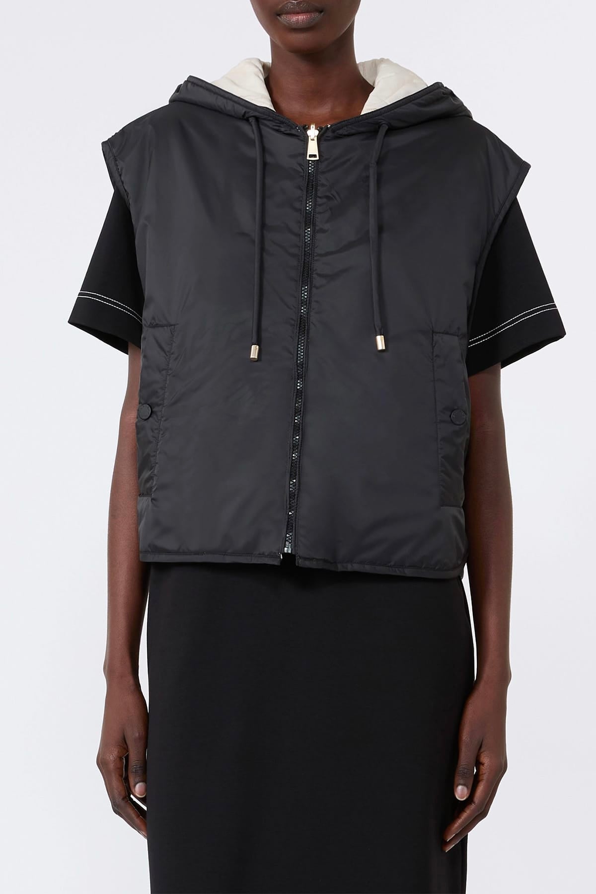 MAXMARA'S BRANDS IMBOTTITO SMAN Gilet imbottito donna nero Max Mara Weekend Wkdaccenni