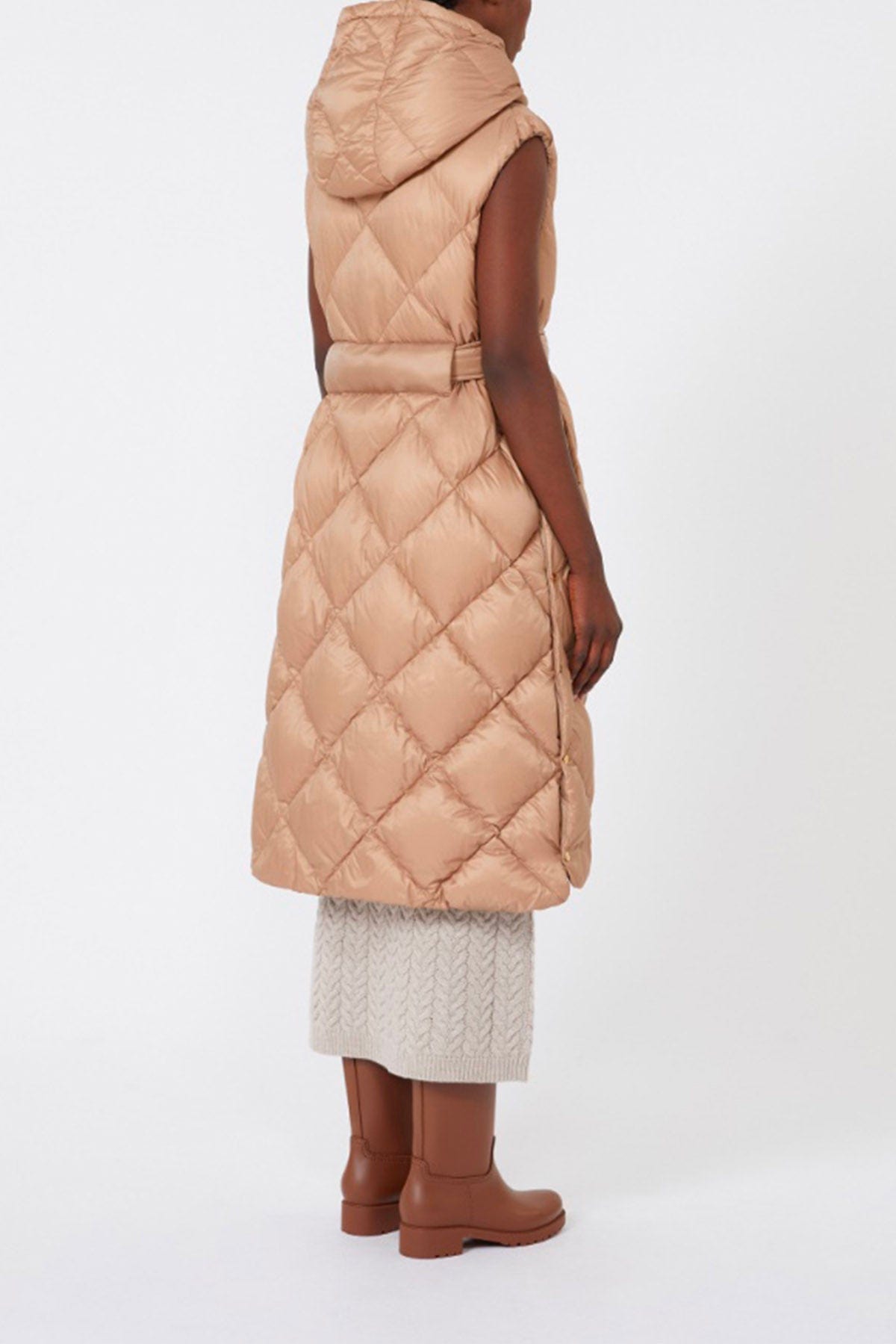MAXMARA&#39;S BRANDS IMBOTTITO SMAN Gilet lungo imbottito donna Max Mara The Cube Tregil
