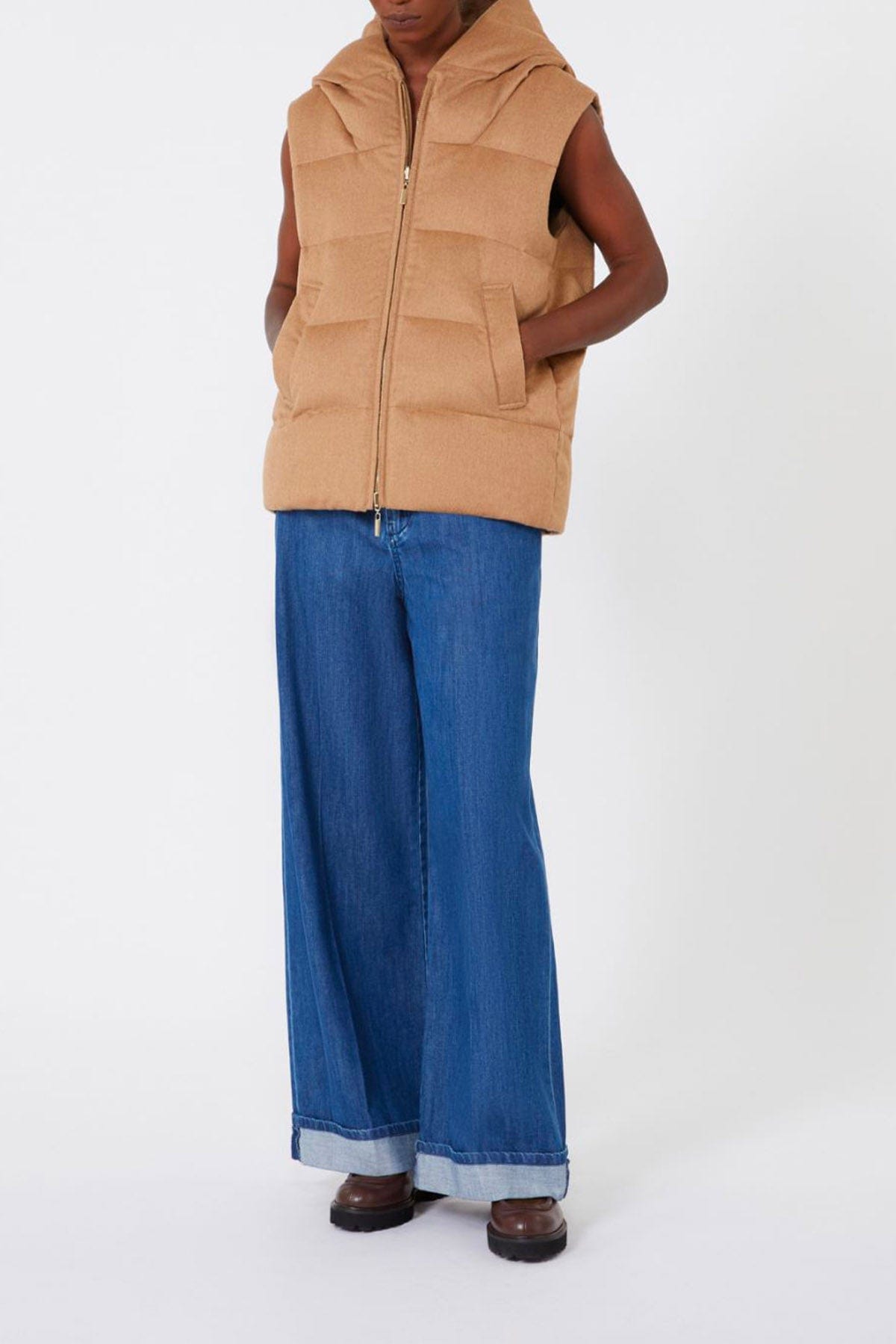 MAXMARA&#39;S BRANDS IMBOTTITO SMAN Gilet reversibile Max Mara The Cube Delfy