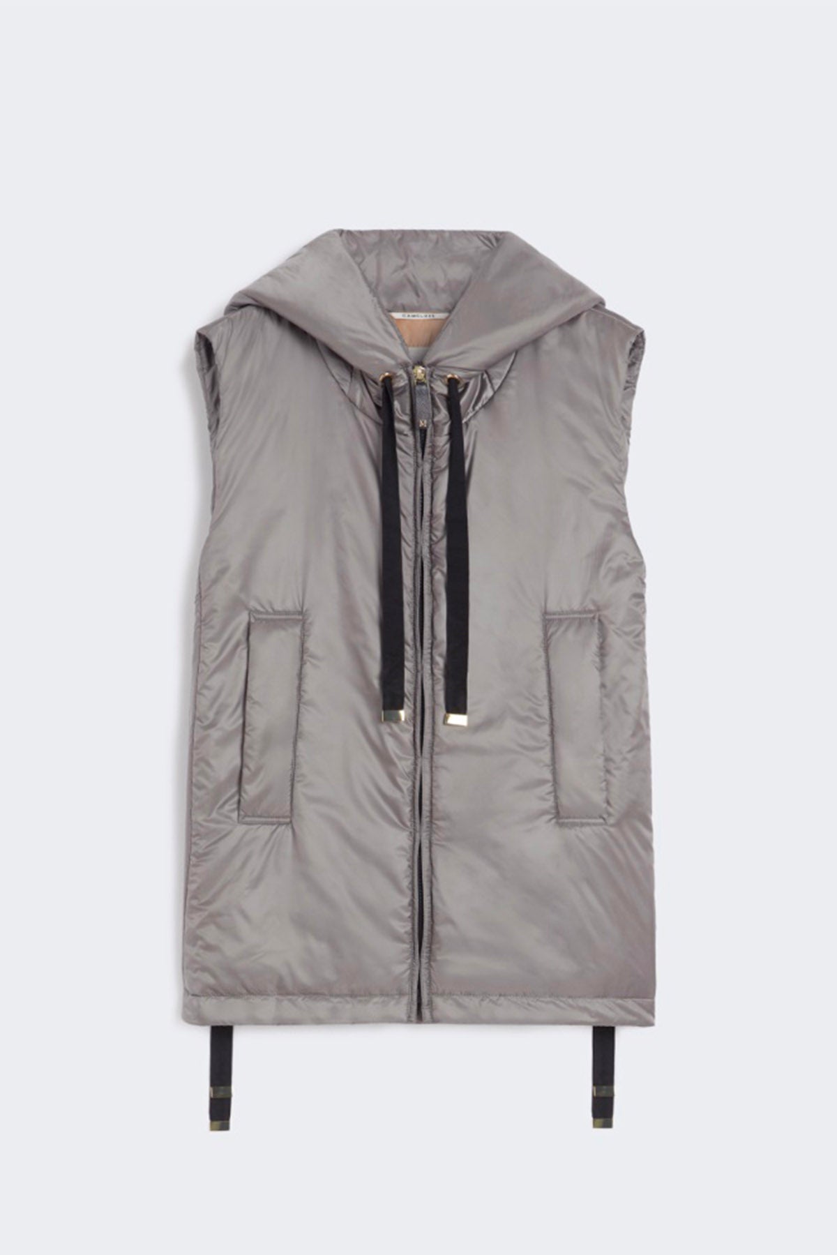 MAXMARA&#39;S BRANDS IMBOTTITO SMAN GRIGIO / 34 Imbottito senza maniche Max Mara The Cube Greengo