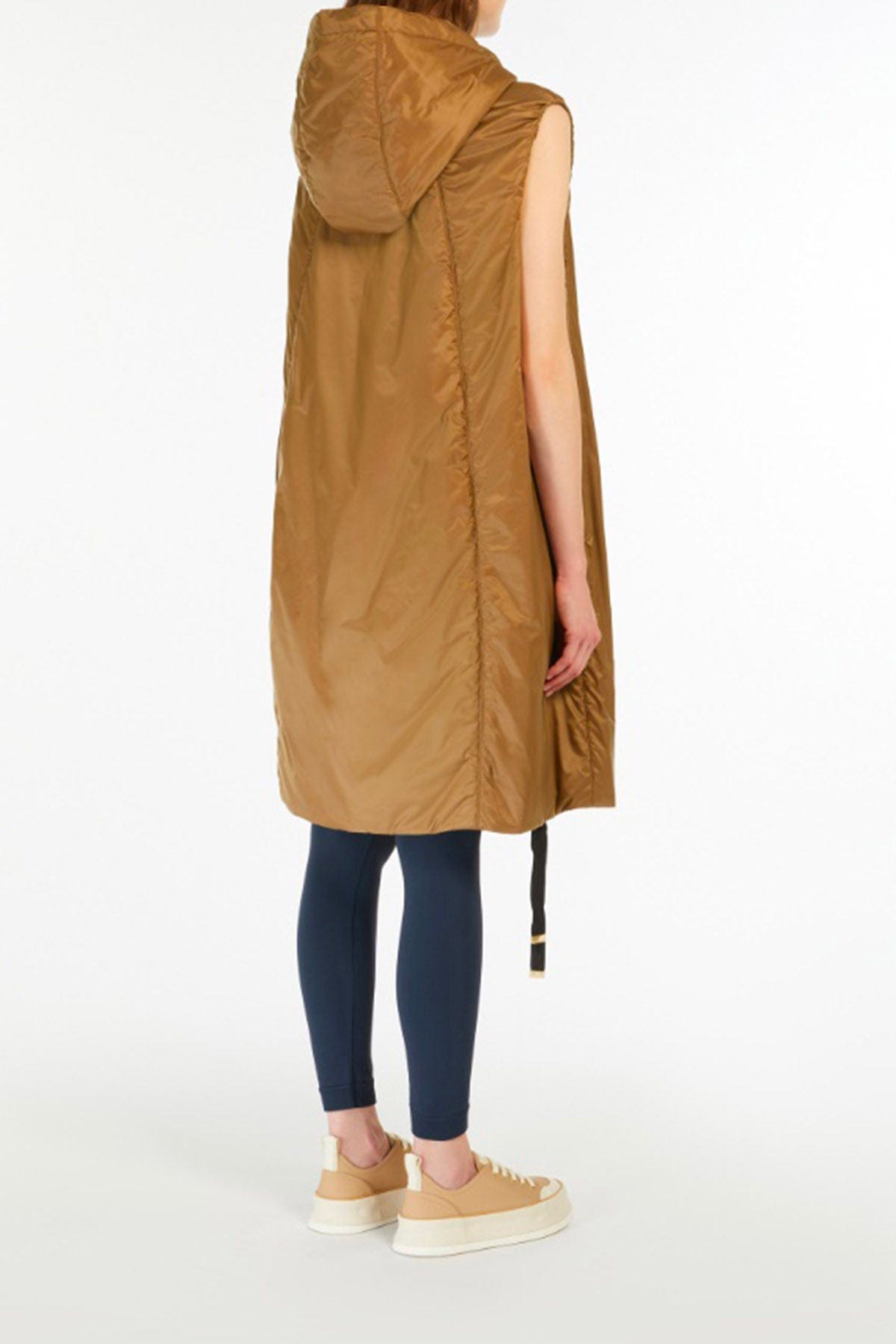 MAXMARA&#39;S BRANDS IMBOTTITO SMAN Imbottito lungo senza maniche Max Mara The Cube Greengi