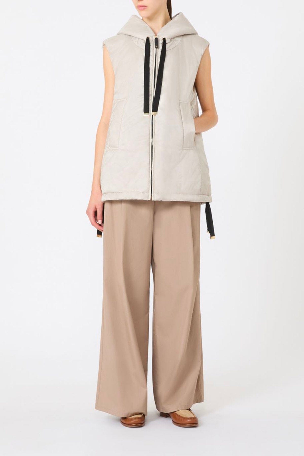MAXMARA&#39;S BRANDS IMBOTTITO SMAN Imbottito senza maniche Max Mara The Cube Greengo