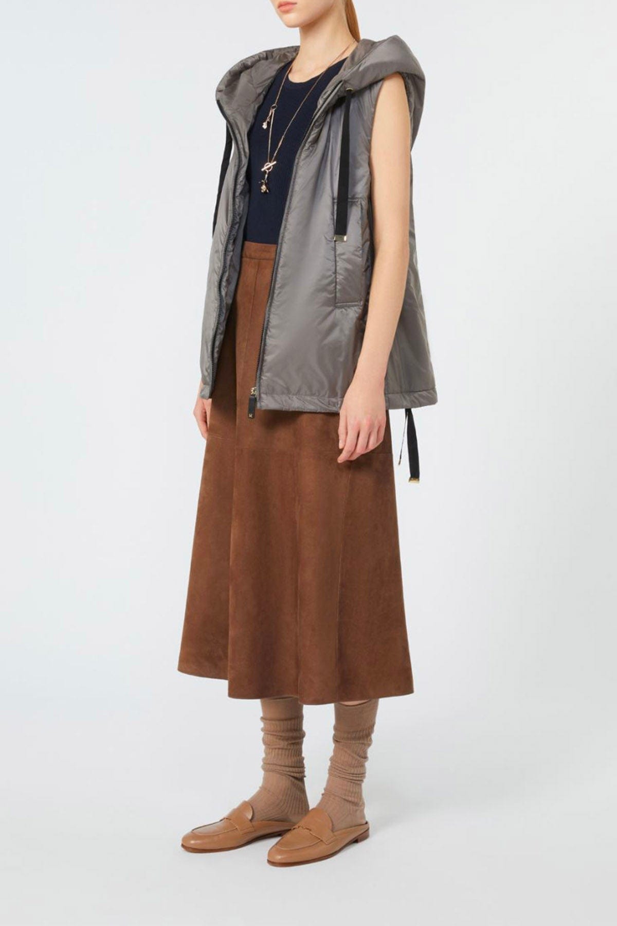 MAXMARA&#39;S BRANDS IMBOTTITO SMAN Imbottito senza maniche Max Mara The Cube Greengo