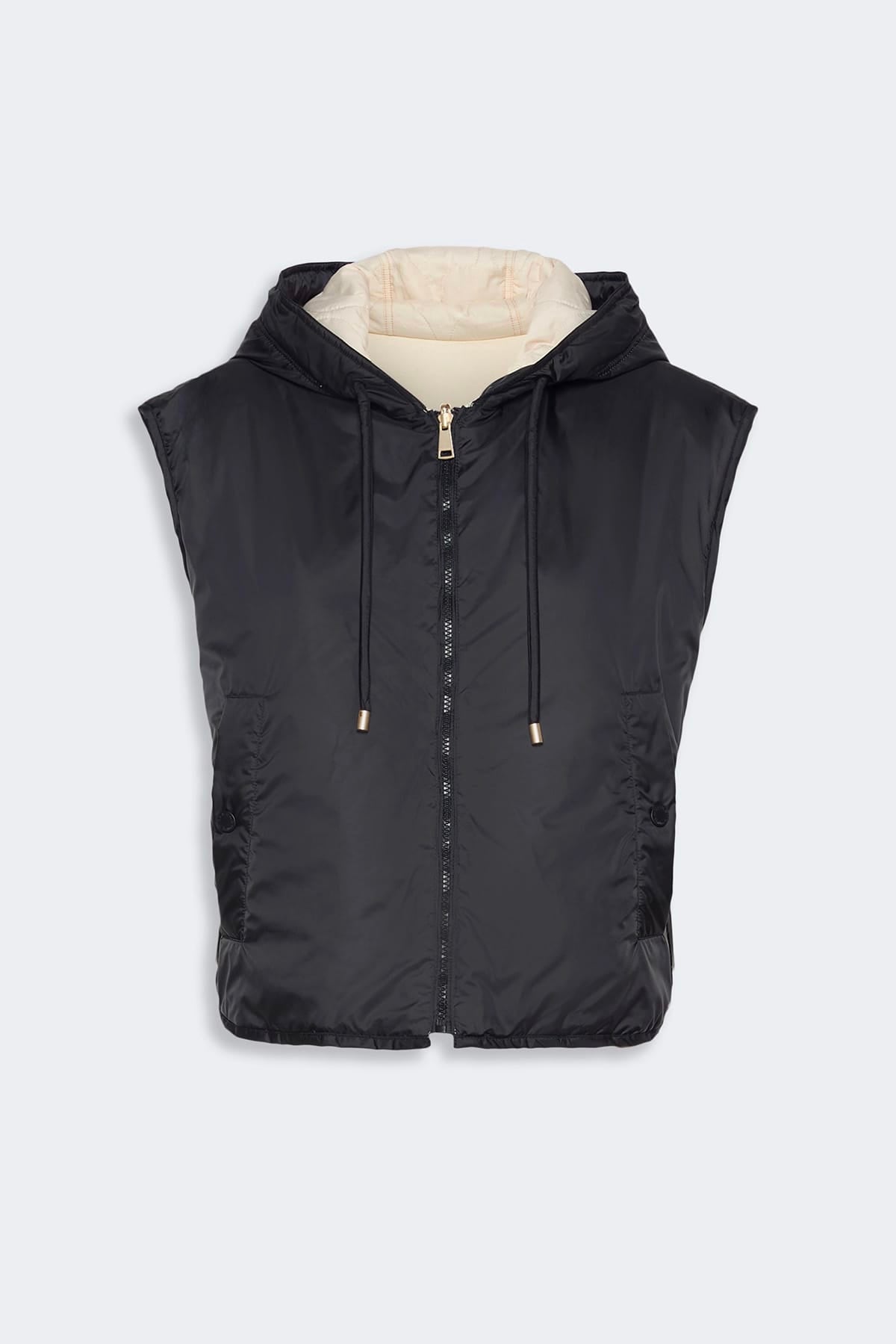 MAXMARA'S BRANDS IMBOTTITO SMAN NERO / XXS Gilet imbottito donna nero Max Mara Weekend Wkdaccenni