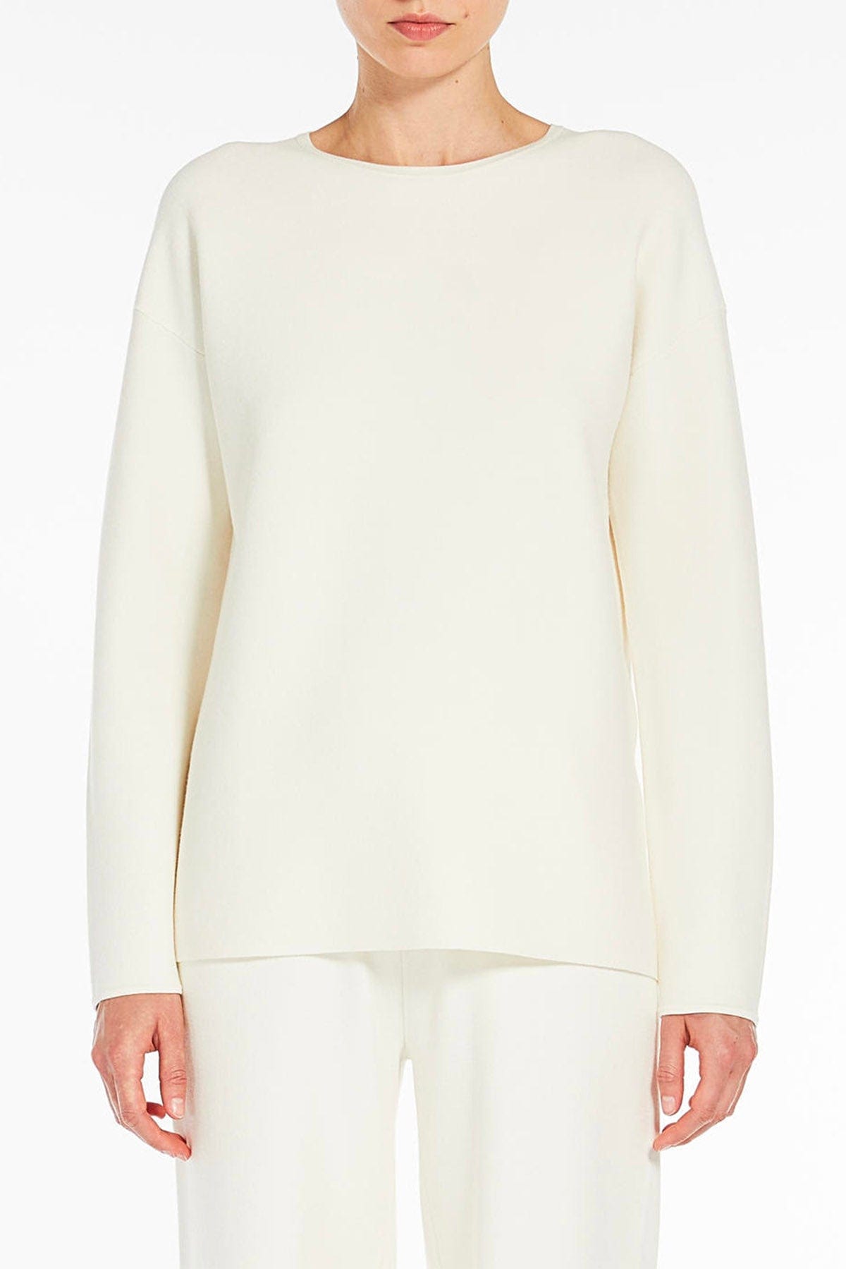 MAXMARA'S BRANDS MAGLIA-CANOTTIERA-TOP  BIANCO / XXS Maglia Bianca Donna Max Mara Studio Theodor