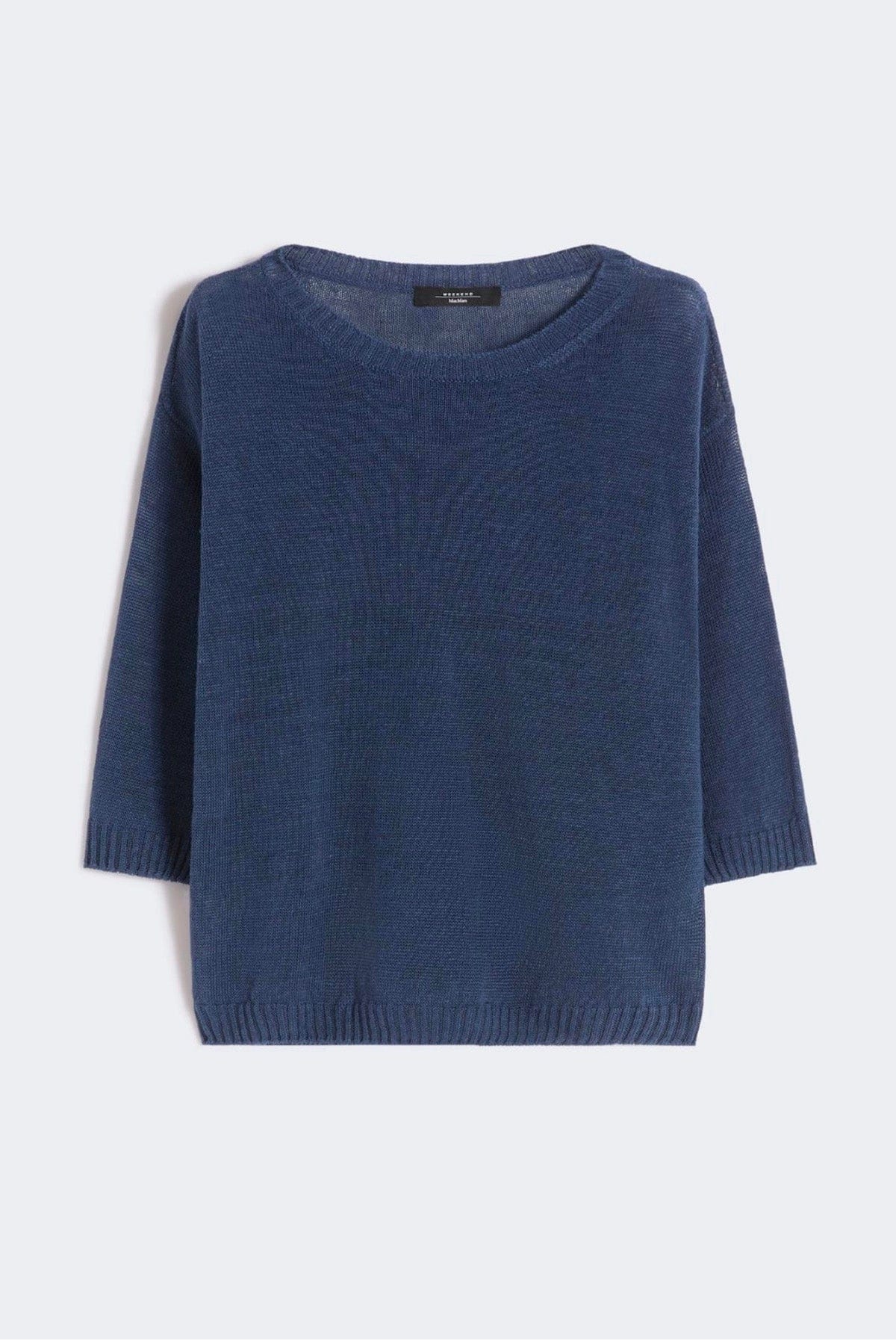 MAXMARA'S BRANDS MAGLIA-CANOTTIERA-TOP  BLU / XXS Maglia in lino donna Weekend Max Mara Wkdcannone
