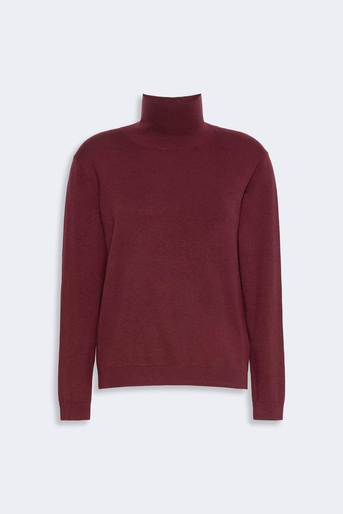 MAXMARA'S BRANDS MAGLIA-CANOTTIERA-TOP  BORDEAUX / XXS Maglia dolcevita sottogiacca in seta e lana Weekend Max Mara Wkdkiku