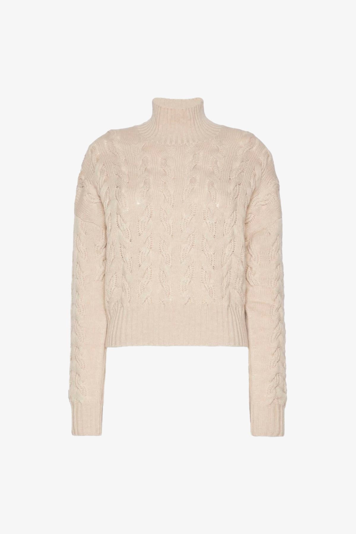MAXMARA'S BRANDS MAGLIA-CANOTTIERA-TOP  CACHA / XXS Maglia intrecciata donna in Lana Max Mara Studio Mstcosmo