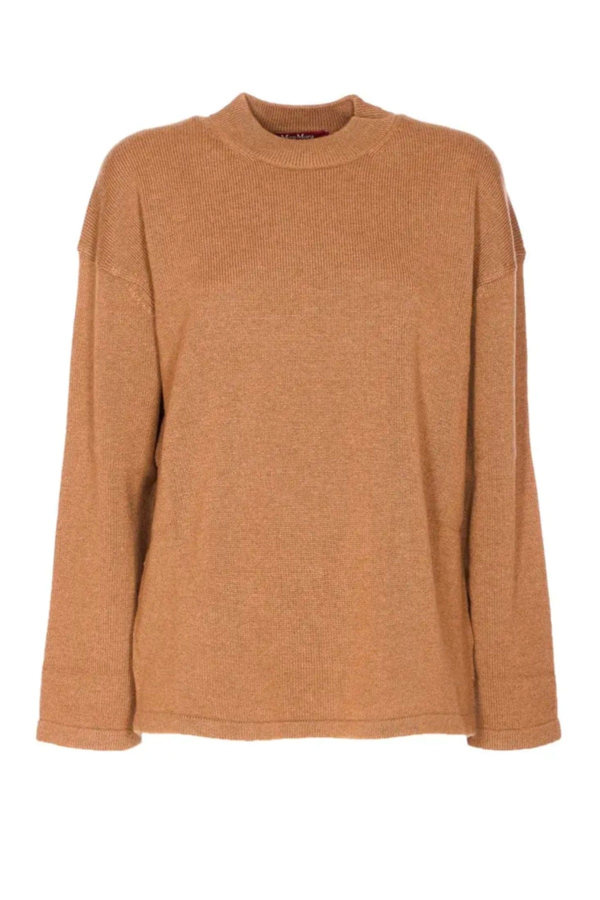 MAXMARA'S BRANDS MAGLIA-CANOTTIERA-TOP  CAMMELLO / XXS Maglia in misto cashmere donna Max Mara Studio Pisano