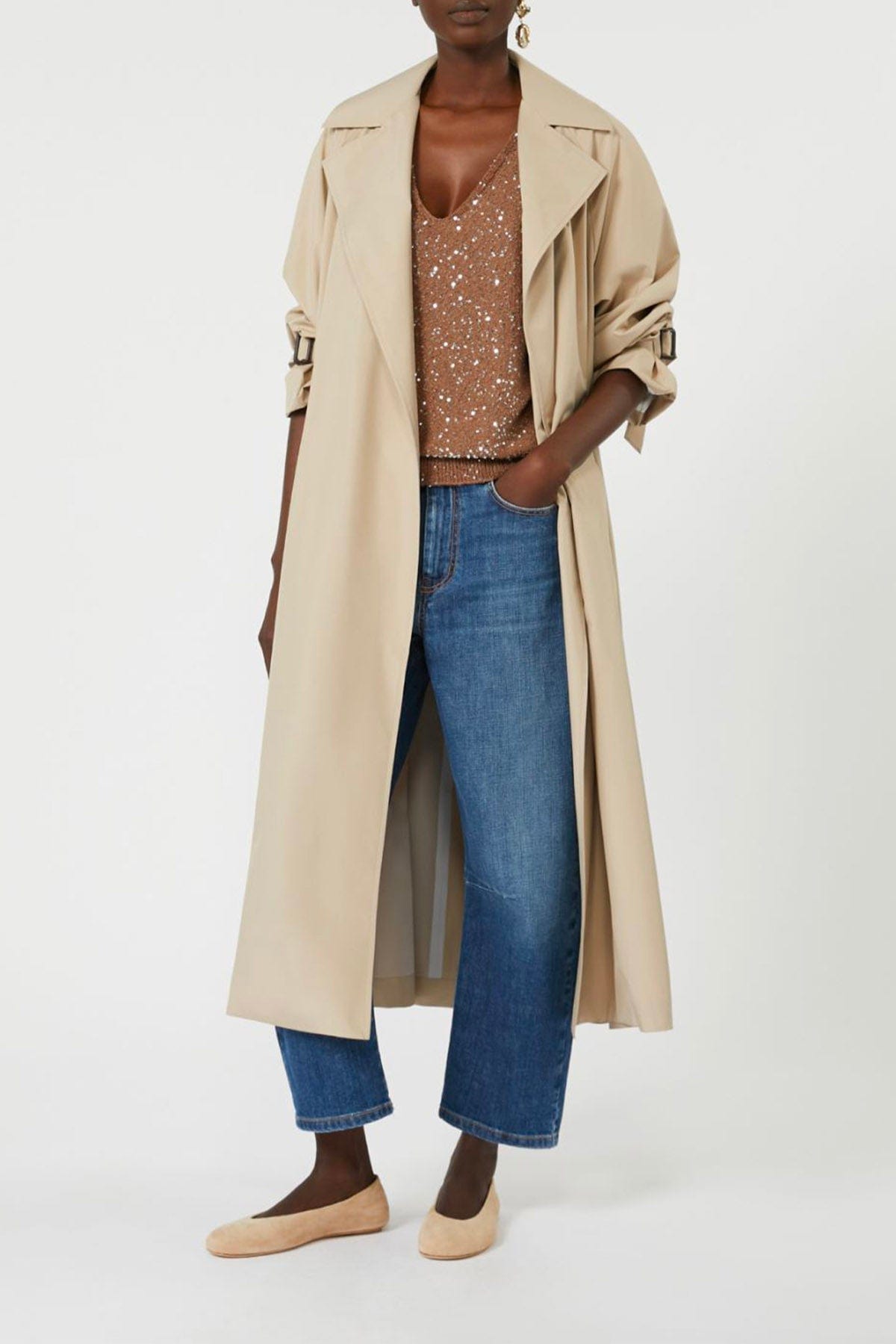 MAXMARA&#39;S BRANDS MAGLIA-CANOTTIERA-TOP  Canotta con dettaglio paillettes donna Weekend Max Mara Acaici