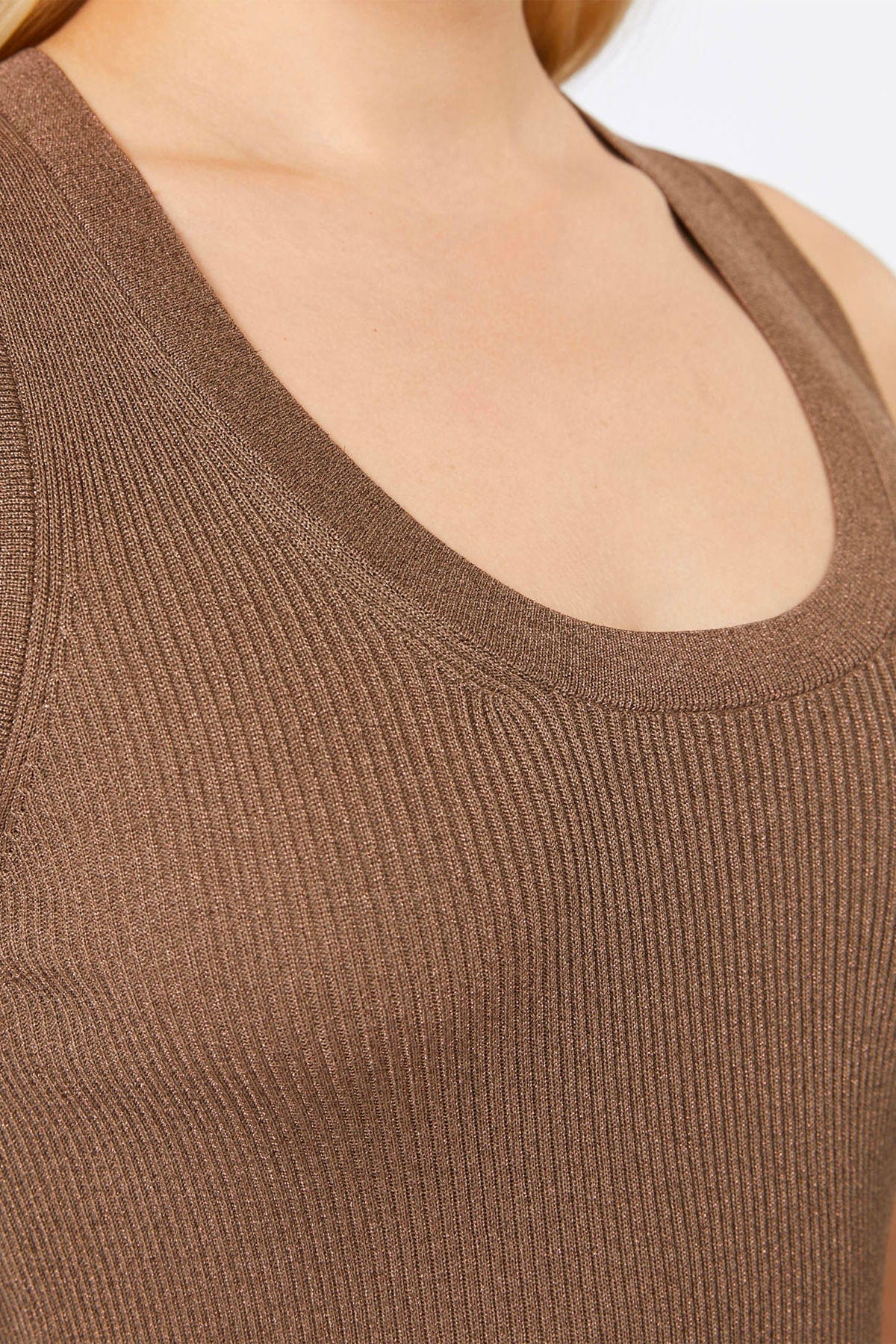 MAXMARA&#39;S BRANDS MAGLIA-CANOTTIERA-TOP  Canotta/top in lurex donna Studio Max Mara Ilmes