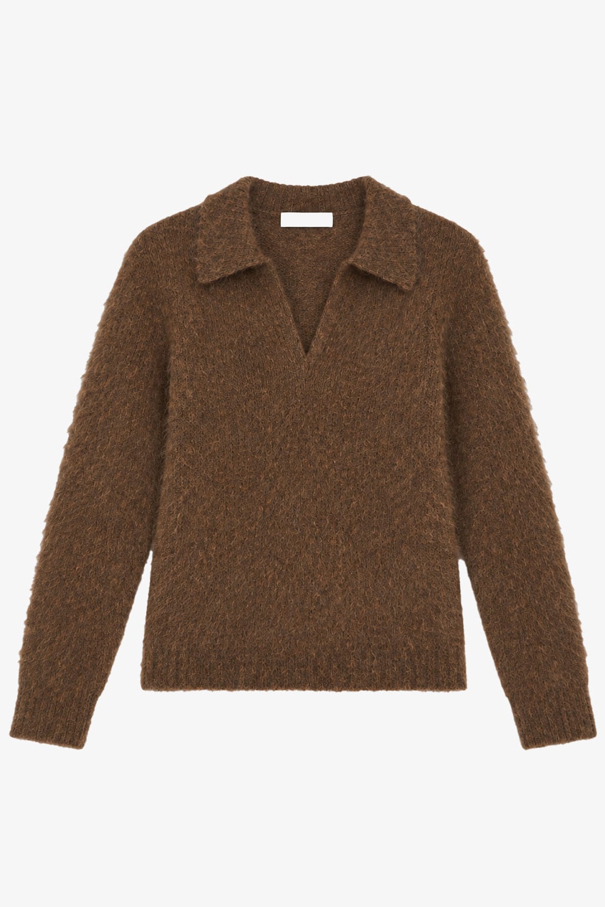 MAXMARA'S BRANDS MAGLIA-CANOTTIERA-TOP  CASTAGNA UNITO / XXS Polo in maglia donna Max Mara Studio Mstfebe