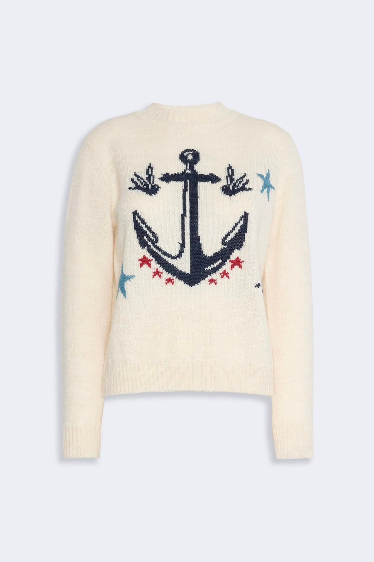 MAXMARA'S BRANDS MAGLIA-CANOTTIERA-TOP  DIS. ANCORA / XXS Maglia in filato di lana ed alpaca Max Mara Weekend Wkdnitra