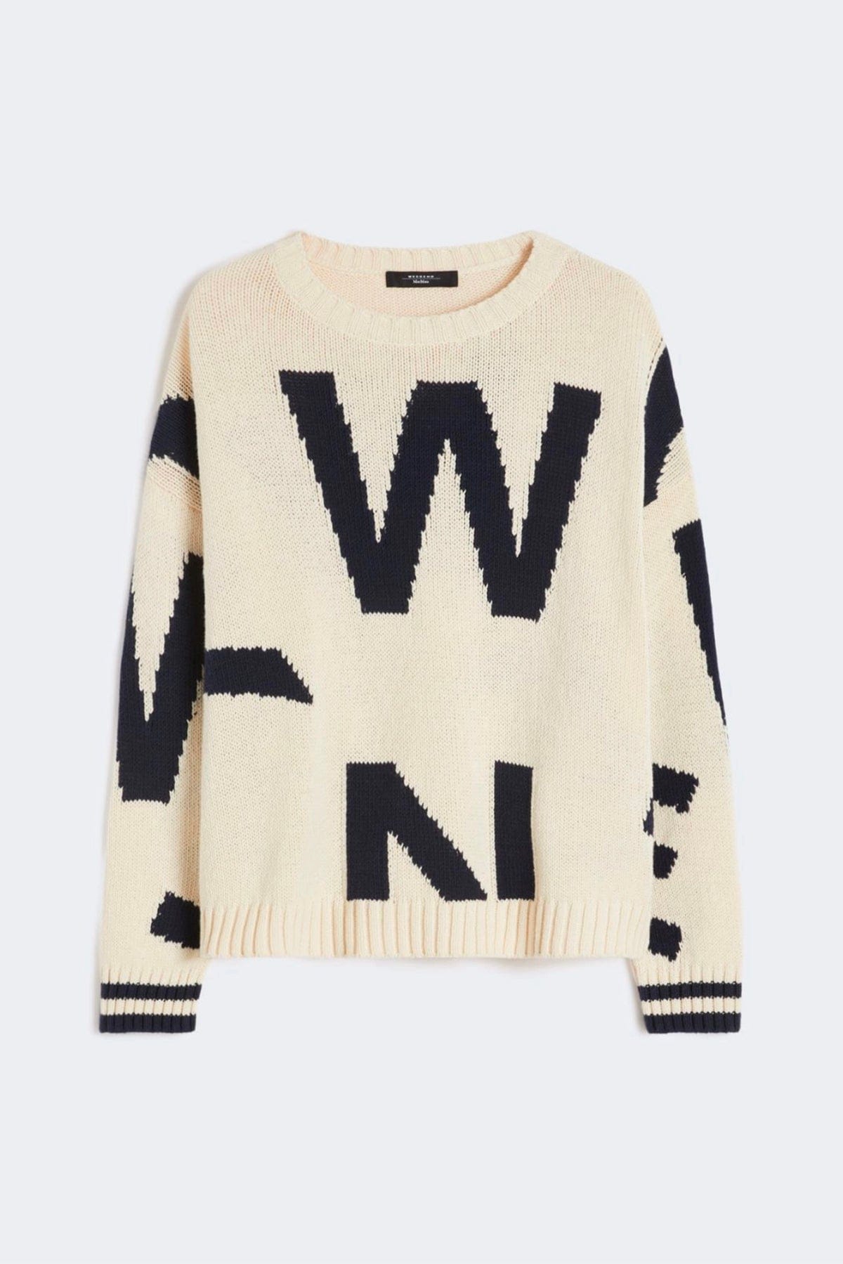 MAXMARA'S BRANDS MAGLIA-CANOTTIERA-TOP  DIS. FLOREALE / XXS Maglia in cordonetto di cotone Weekend Max Mara Wkdcelebre