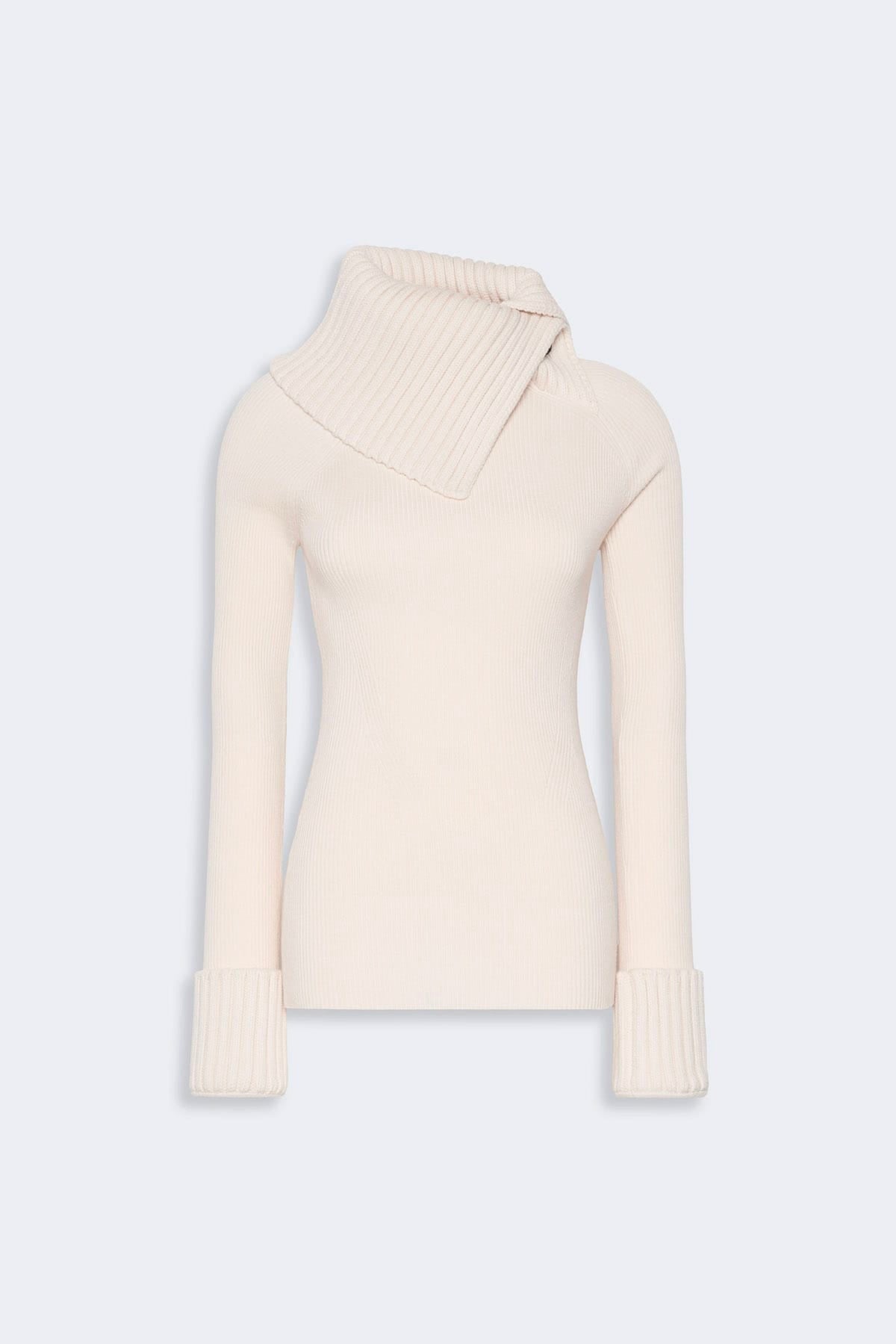 MAXMARA'S BRANDS MAGLIA-CANOTTIERA-TOP  ECRU / XXS Maglia a coste donna Sportmax Sfilata Spsnordica
