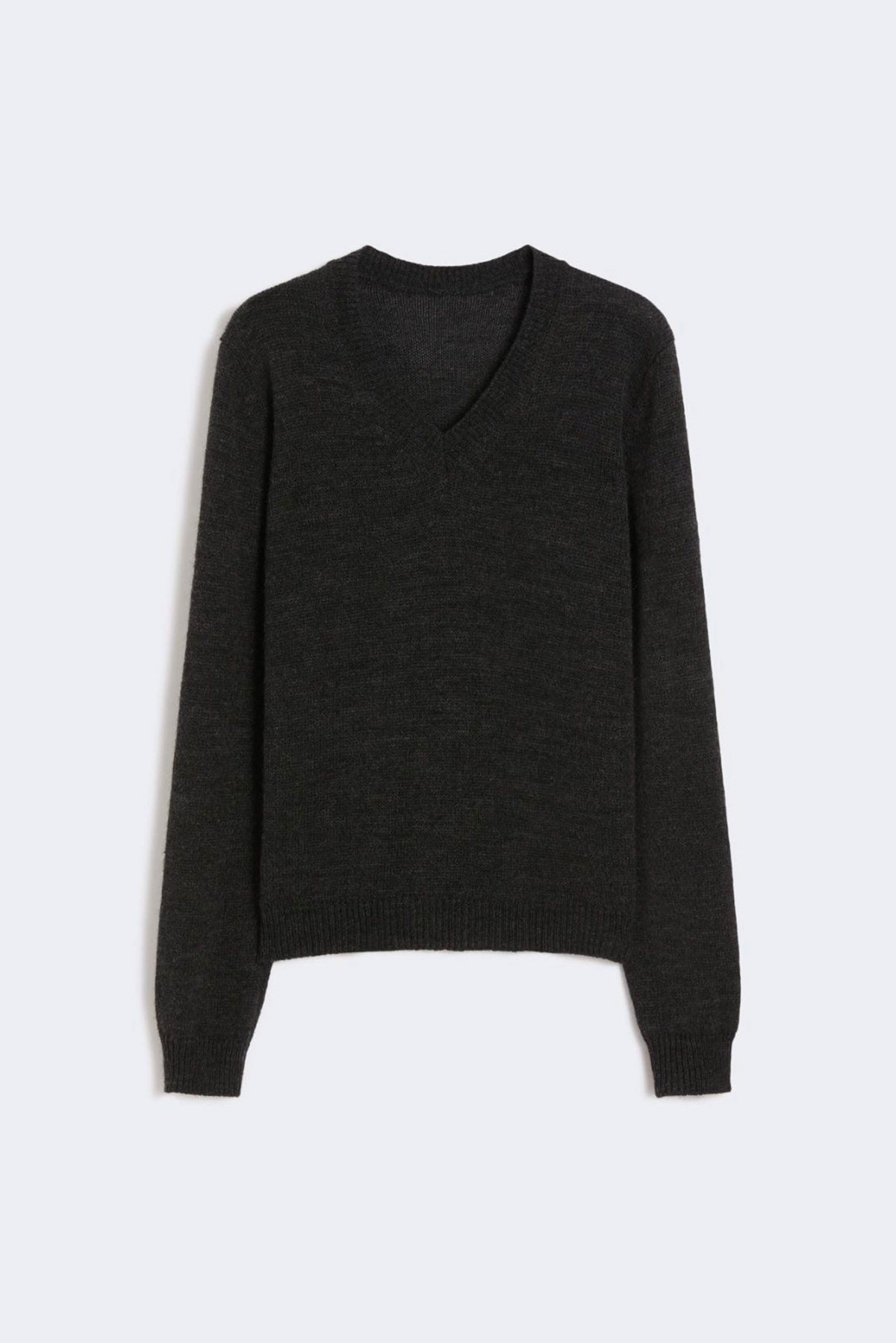 MAXMARA'S BRANDS MAGLIA-CANOTTIERA-TOP  GRIGIO ANTRACITE / XXS Maglia misto mohair donna grigia Max Mara Weekend Brunate1234