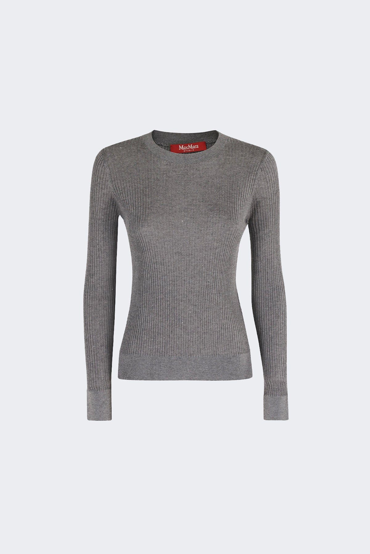 MAXMARA'S BRANDS MAGLIA-CANOTTIERA-TOP  GRIGIO MELANGE / XXS Maglia con micro paillettes donna Studio Max Mara Marabu