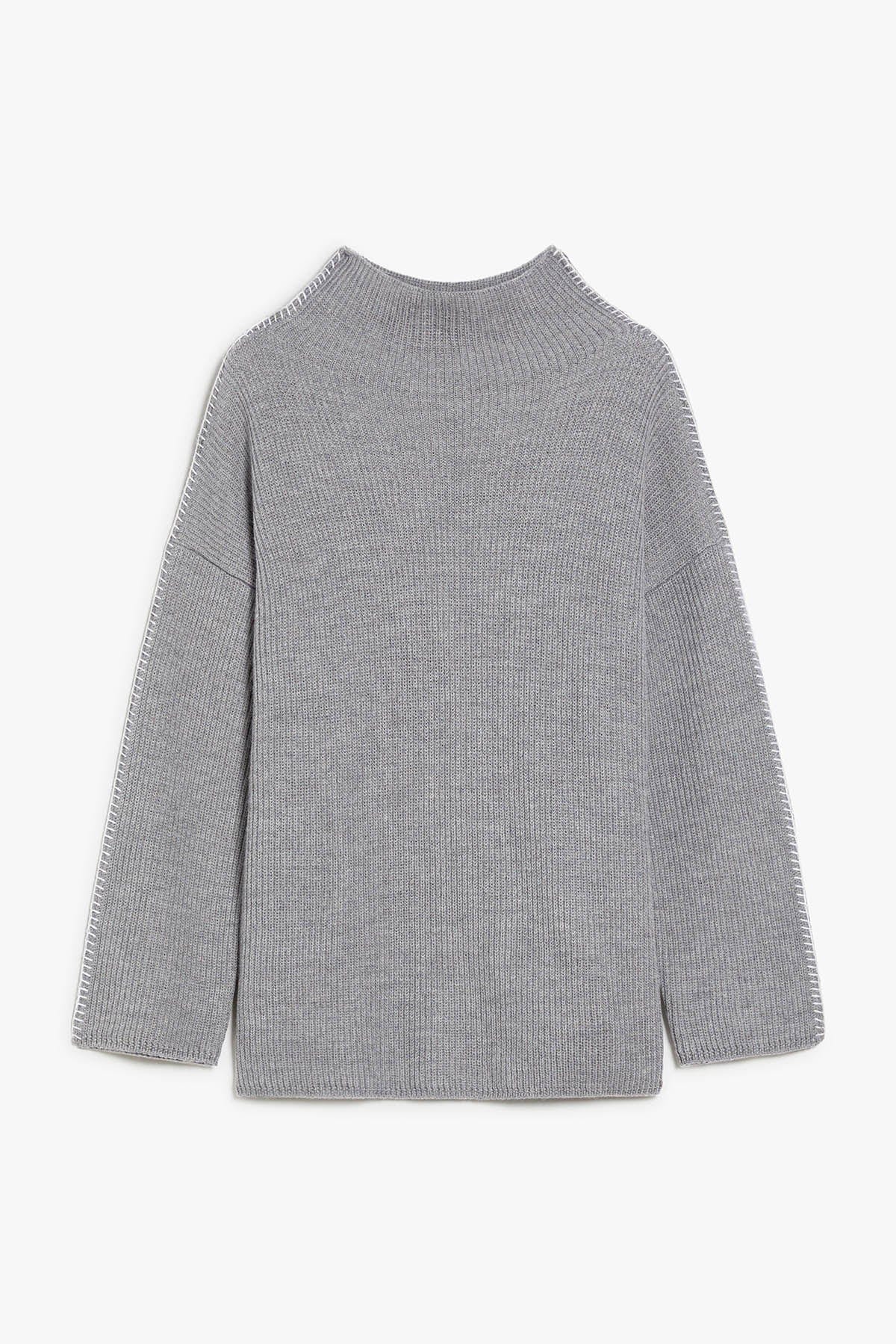 MAXMARA'S BRANDS MAGLIA-CANOTTIERA-TOP  GRIGIO / XXS Maglia in Lana Donna Max Mara Leisure Fanfara