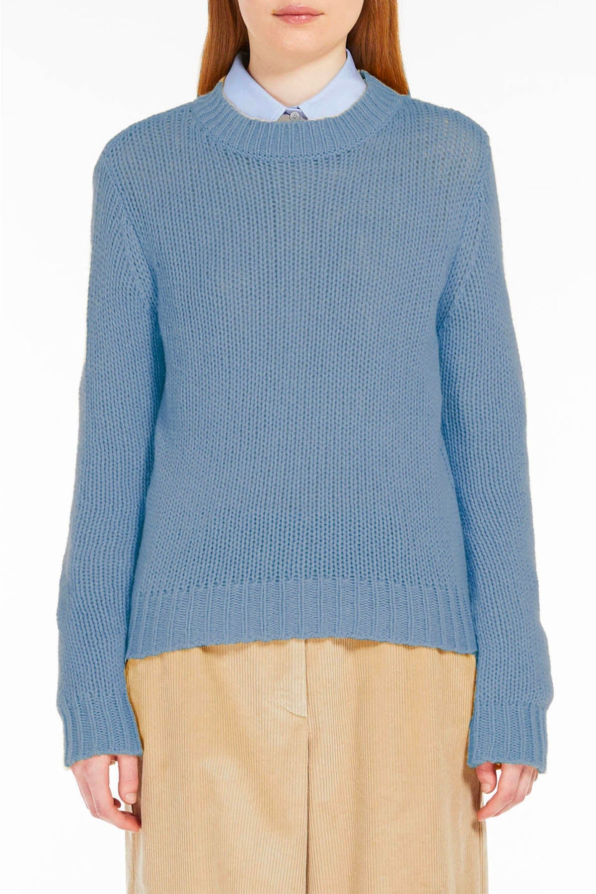 MAXMARA'S BRANDS MAGLIA-CANOTTIERA-TOP  GRIGIO / XXS Maglia in Puro Cashmere Weekend Max Mara Dalida