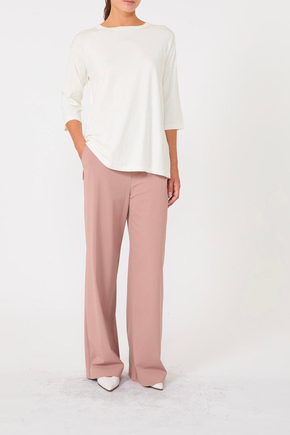 MAXMARA&#39;S BRANDS MAGLIA-CANOTTIERA-TOP  Maglia bianca donna Max Mara MM Stiria