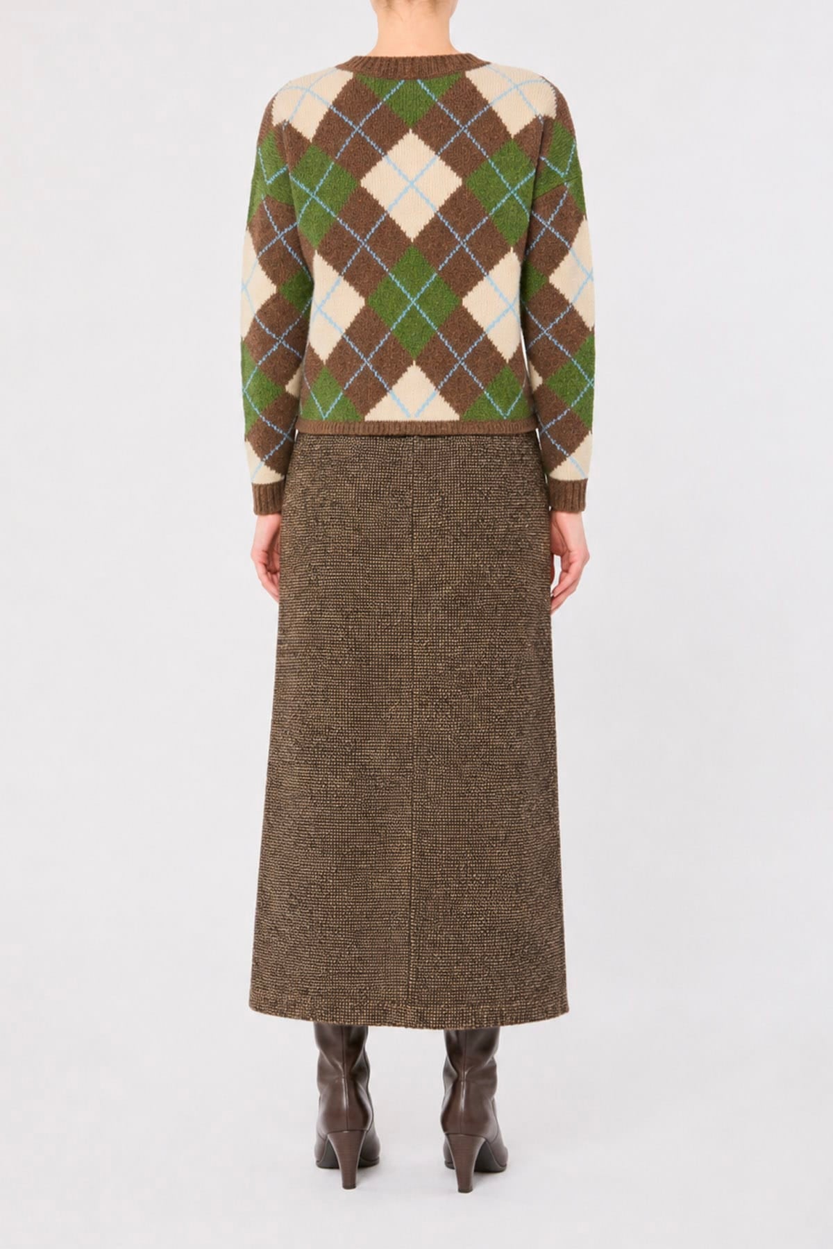 MAXMARA'S BRANDS MAGLIA-CANOTTIERA-TOP  Maglia disegno argyle donna Max Mara Weekend Wkdvasaio