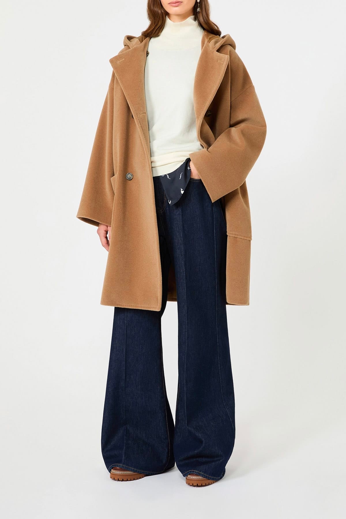 MAXMARA'S BRANDS MAGLIA-CANOTTIERA-TOP  Maglia dolcevita sottogiacca in seta e lana Weekend Max Mara Wkdkiku