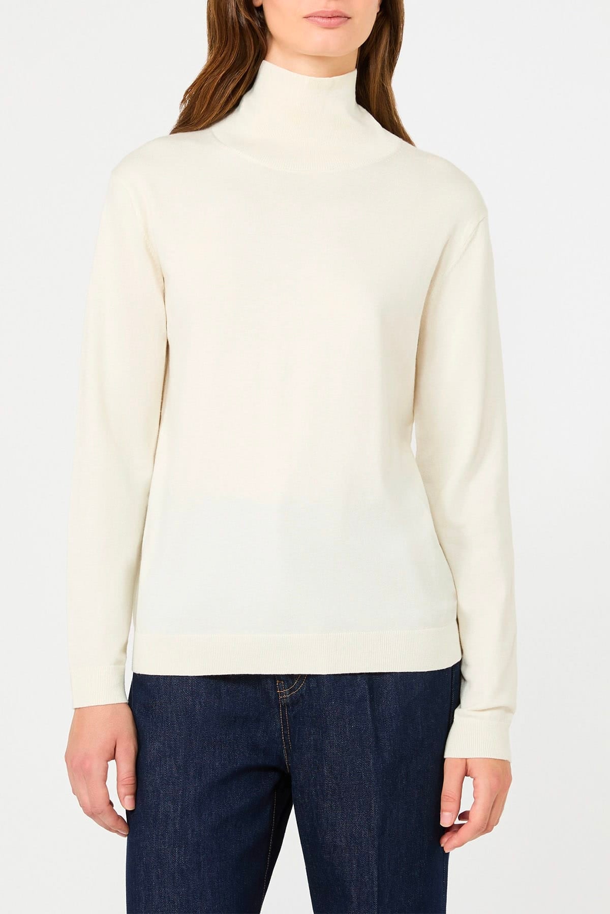 MAXMARA'S BRANDS MAGLIA-CANOTTIERA-TOP  Maglia dolcevita sottogiacca in seta e lana Weekend Max Mara Wkdkiku