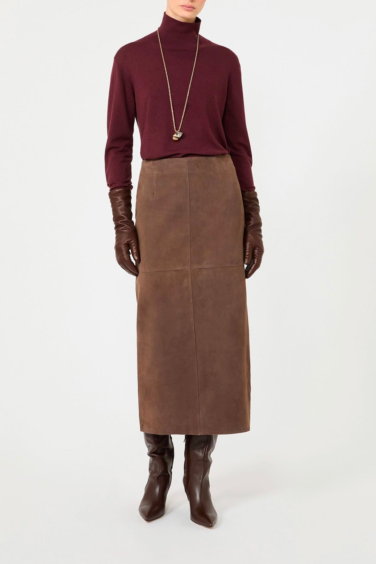 MAXMARA'S BRANDS MAGLIA-CANOTTIERA-TOP  Maglia dolcevita sottogiacca in seta e lana Weekend Max Mara Wkdkiku