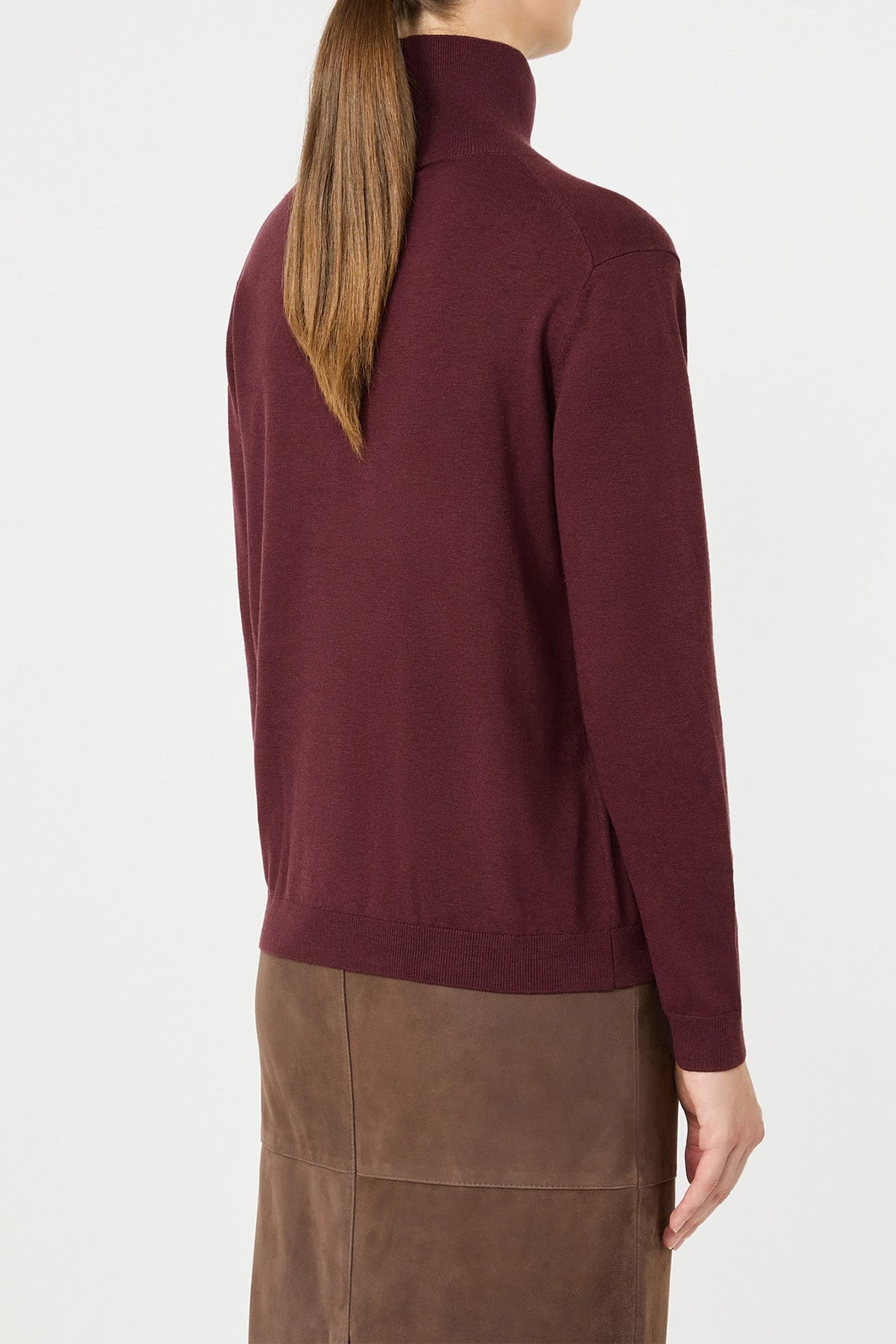 MAXMARA'S BRANDS MAGLIA-CANOTTIERA-TOP  Maglia dolcevita sottogiacca in seta e lana Weekend Max Mara Wkdkiku